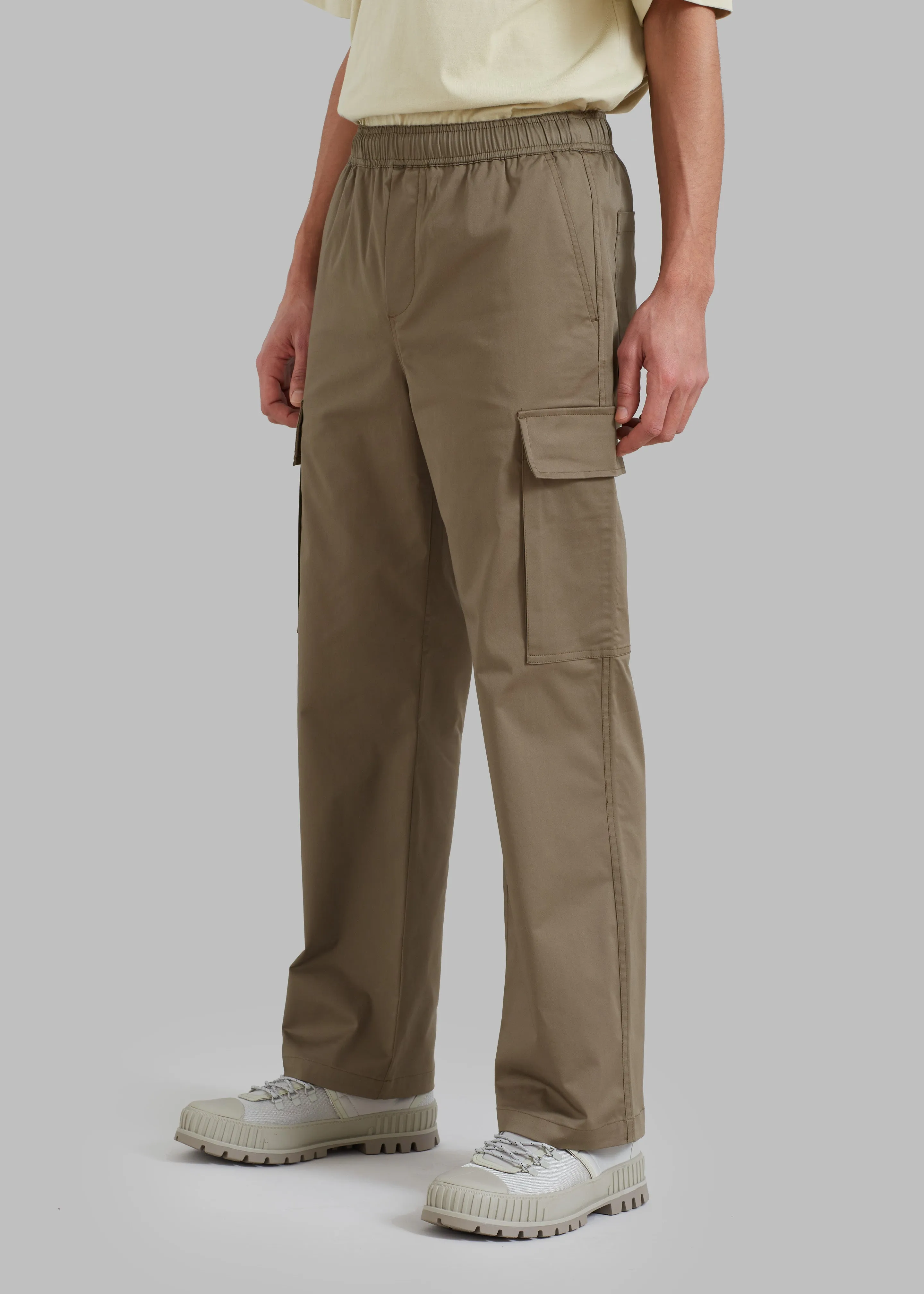 Samsøe Samsøe Jabari Cargo Trousers - Stone Gray sold by Frankie Shop product image thumbnail 2