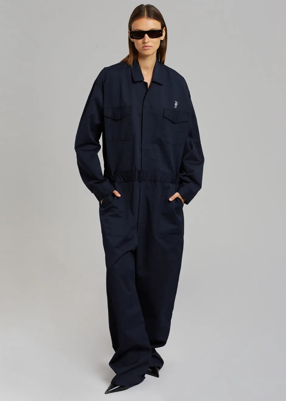 TFS Oversized Boiler Suit - Navy sold by Frankie Shop product image thumbnail 5