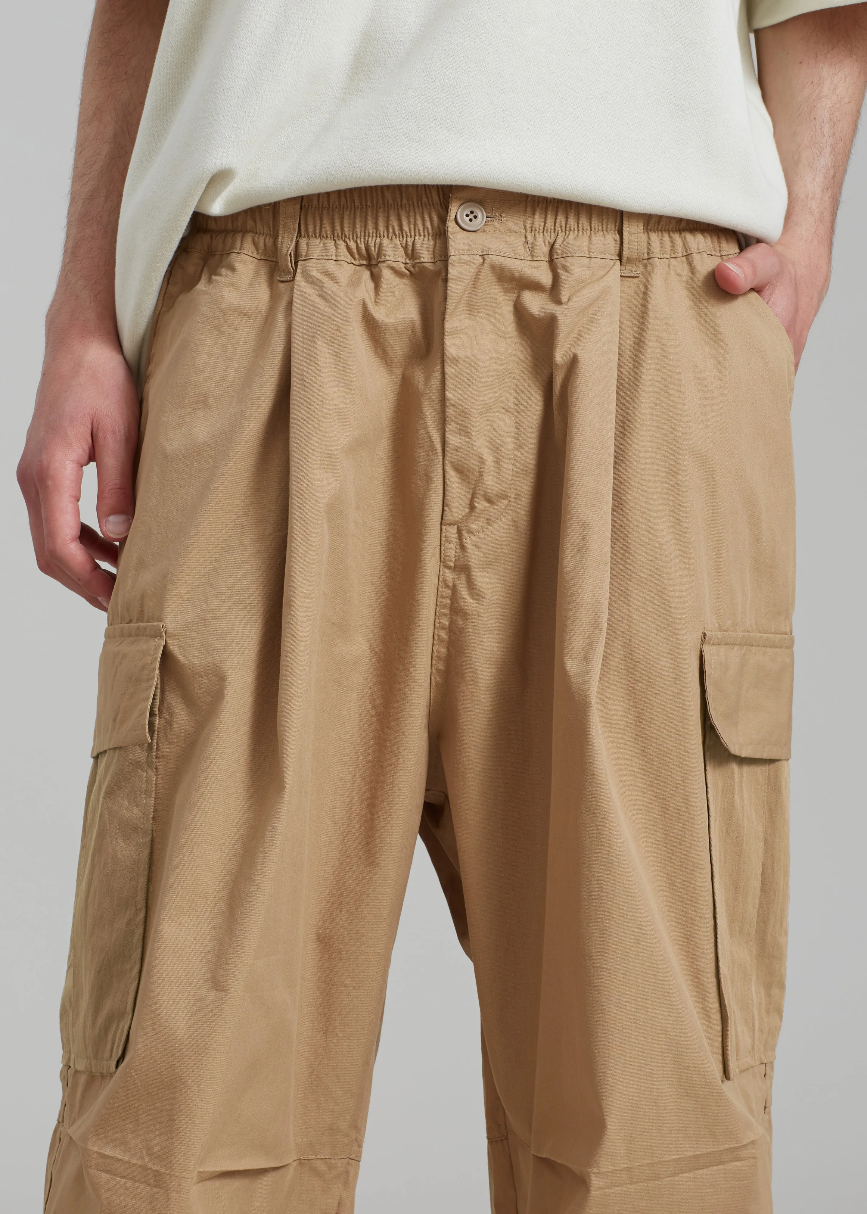 Stu Colorblock Cargo Pants - Tan sold by Frankie Shop product image thumbnail 5