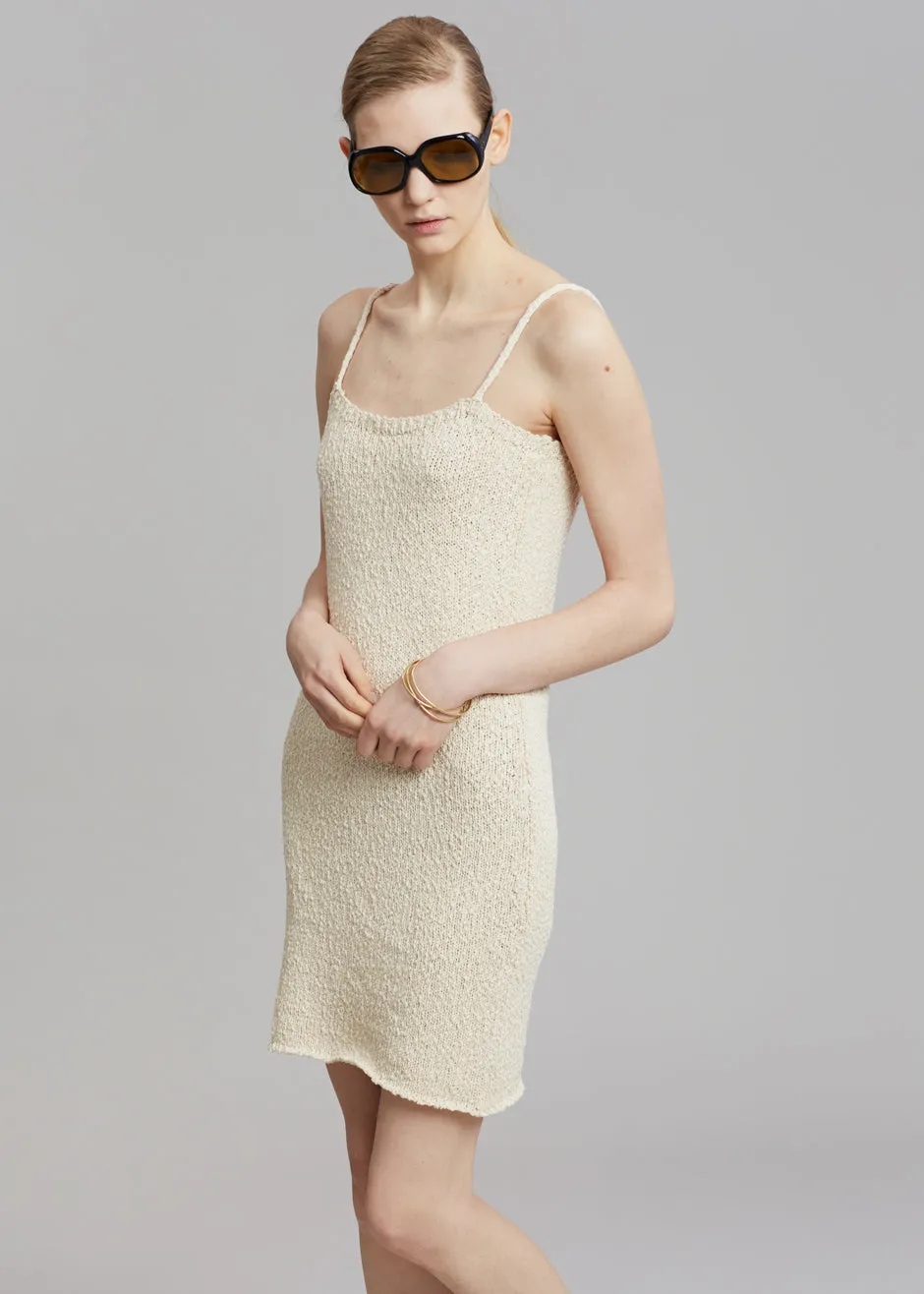 JW Anderson Fitted Camisole Mini Dress - Natural sold by Frankie Shop product image thumbnail 4