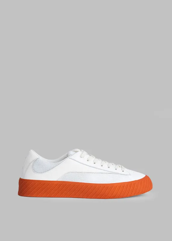 BY FAR Rodina Sneakers - Tangerine On White made by Frankie Shop