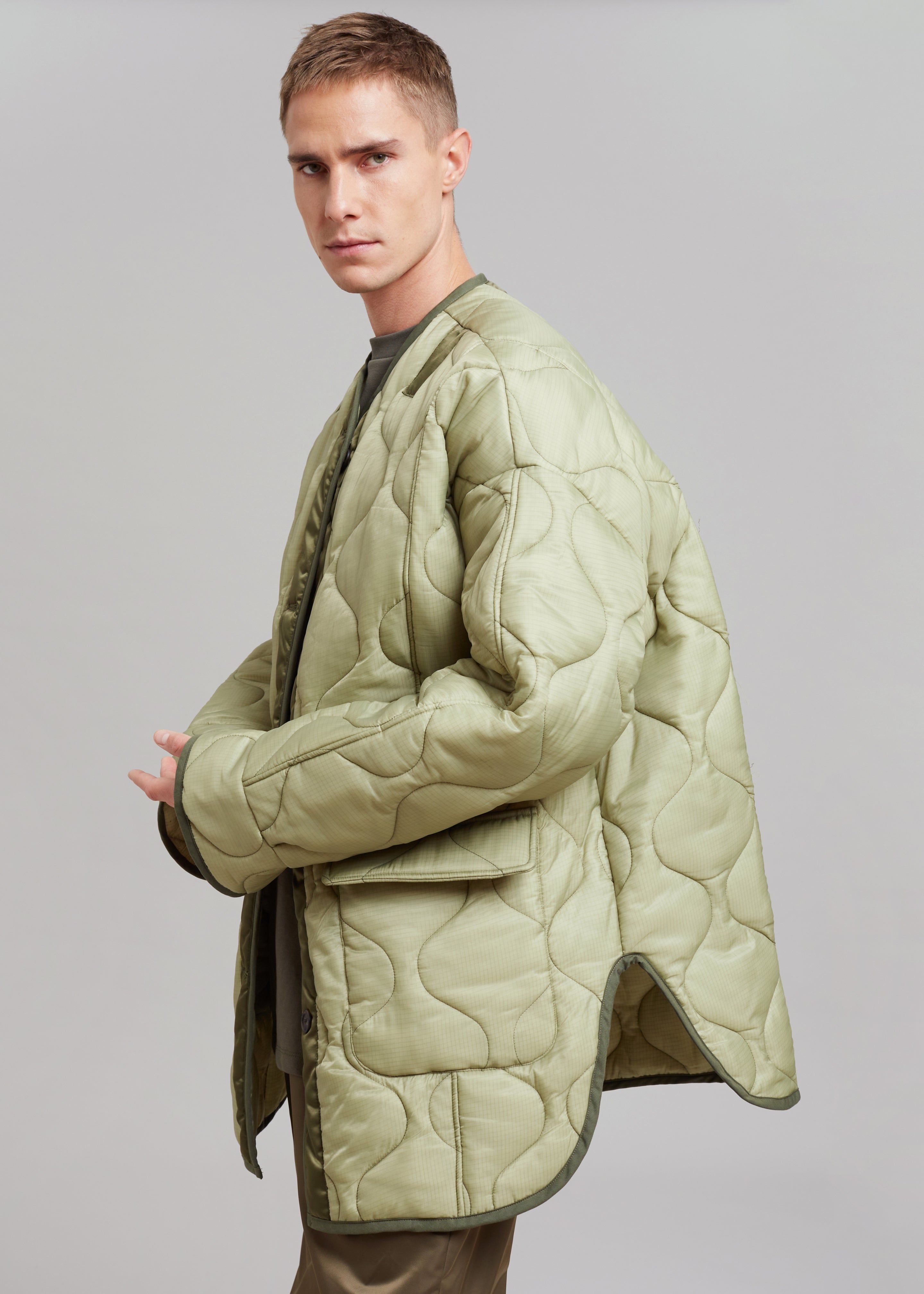 Ted Quilted Jacket - Moss Green sold by Frankie Shop product image thumbnail 2