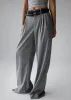 Linna Trousers - Light Grey sold by Frankie Shop