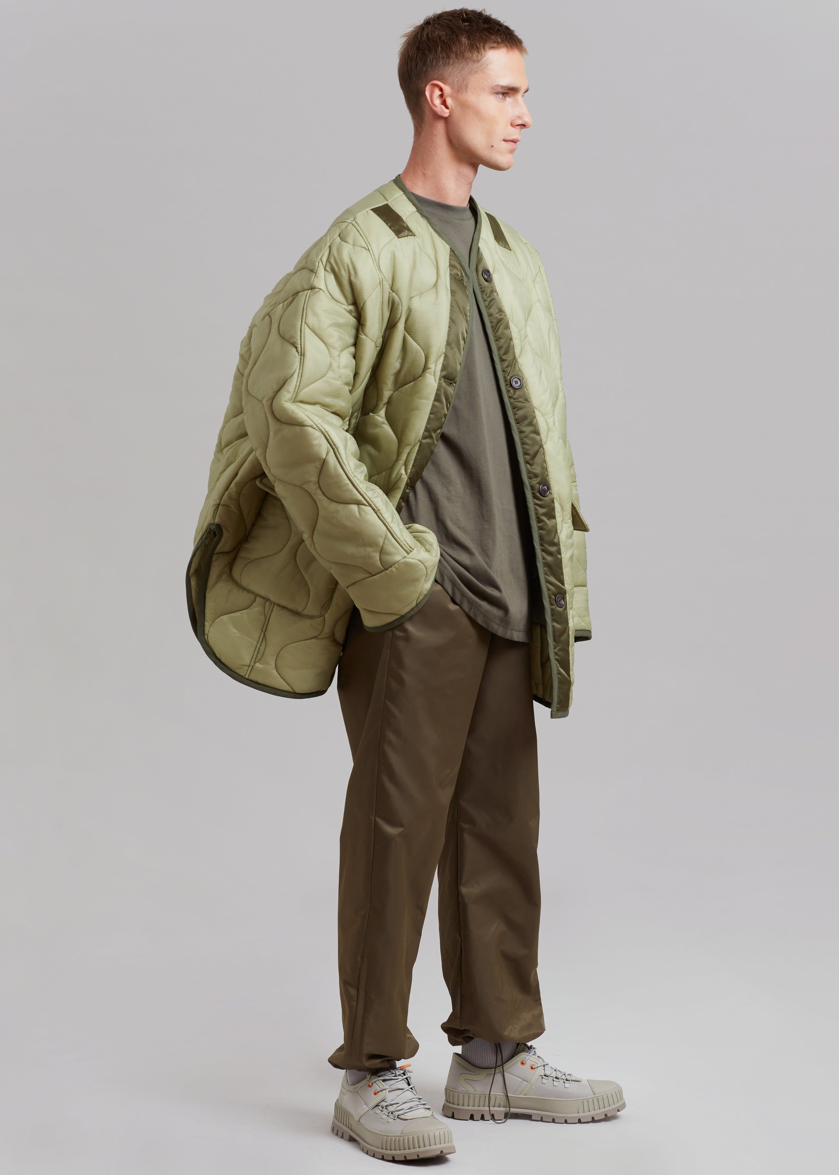 Ted Quilted Jacket - Moss Green sold by Frankie Shop product image thumbnail 5