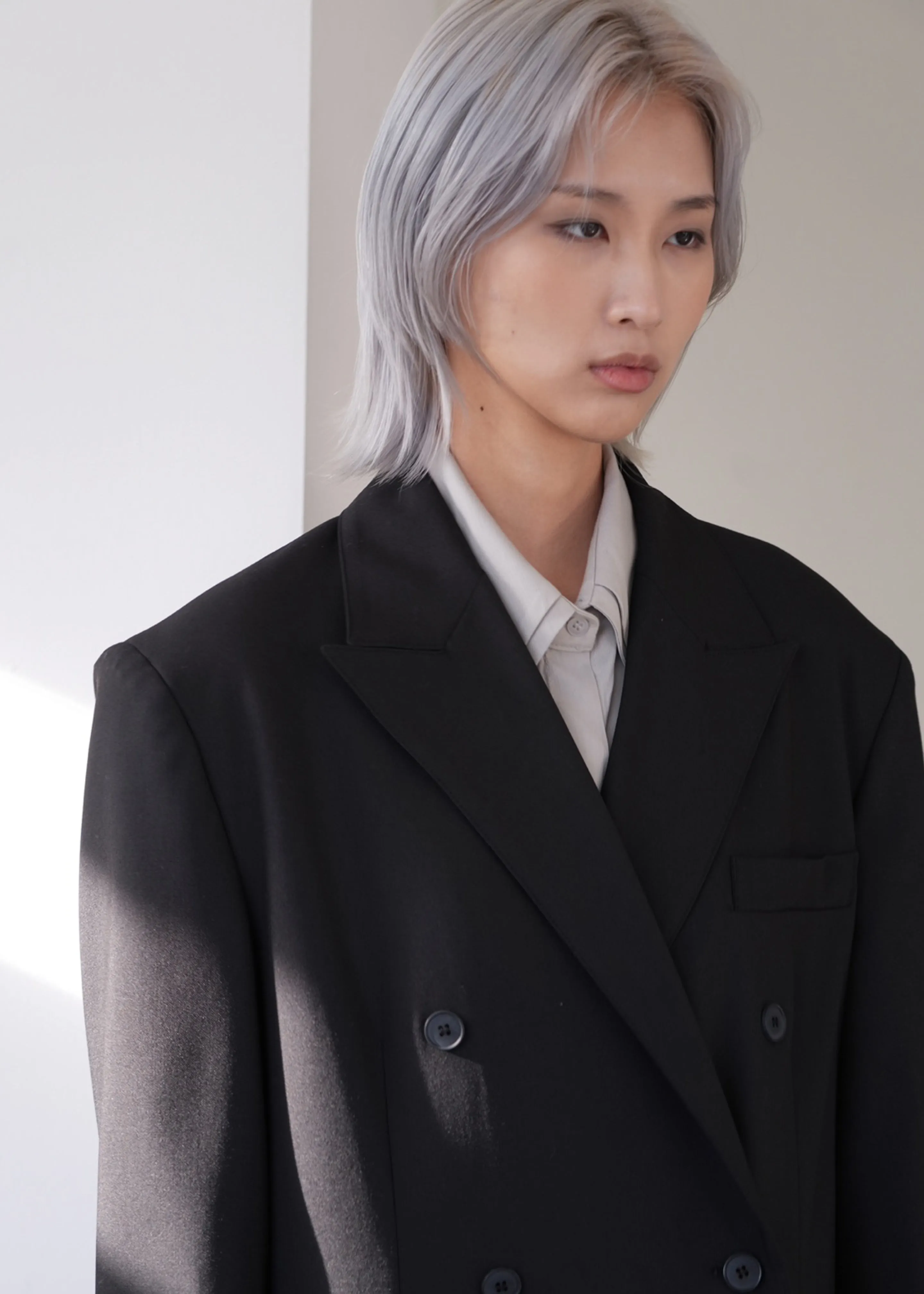 Dex Double Breasted Coat - Black sold by Frankie Shop product image thumbnail 3