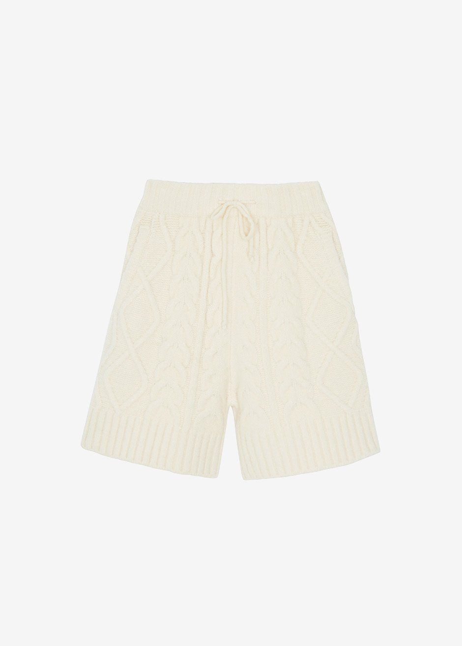 Eira Knit Shorts - Cream sold by Frankie Shop product image thumbnail 9