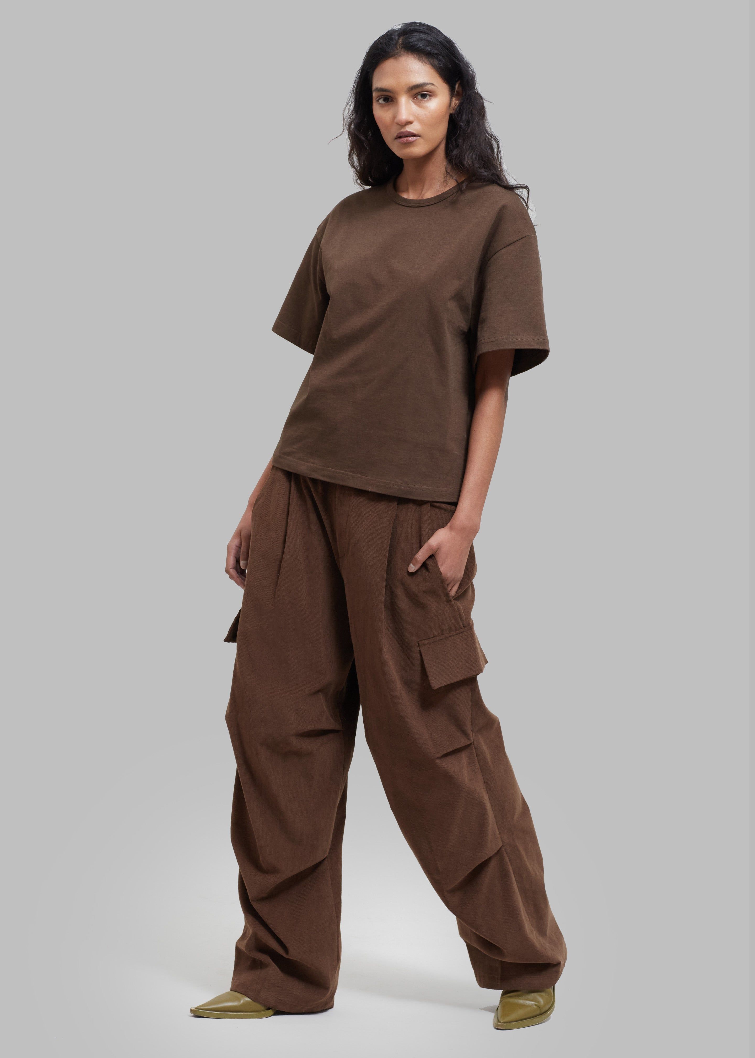 Matteau Circle Back Tee - Cacao sold by Frankie Shop product image thumbnail 3
