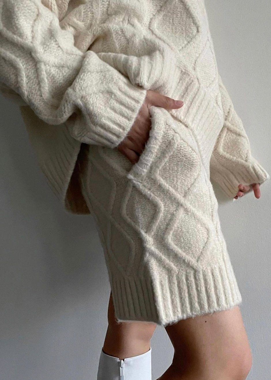 Eira Knit Shorts - Cream sold by Frankie Shop product image thumbnail 8