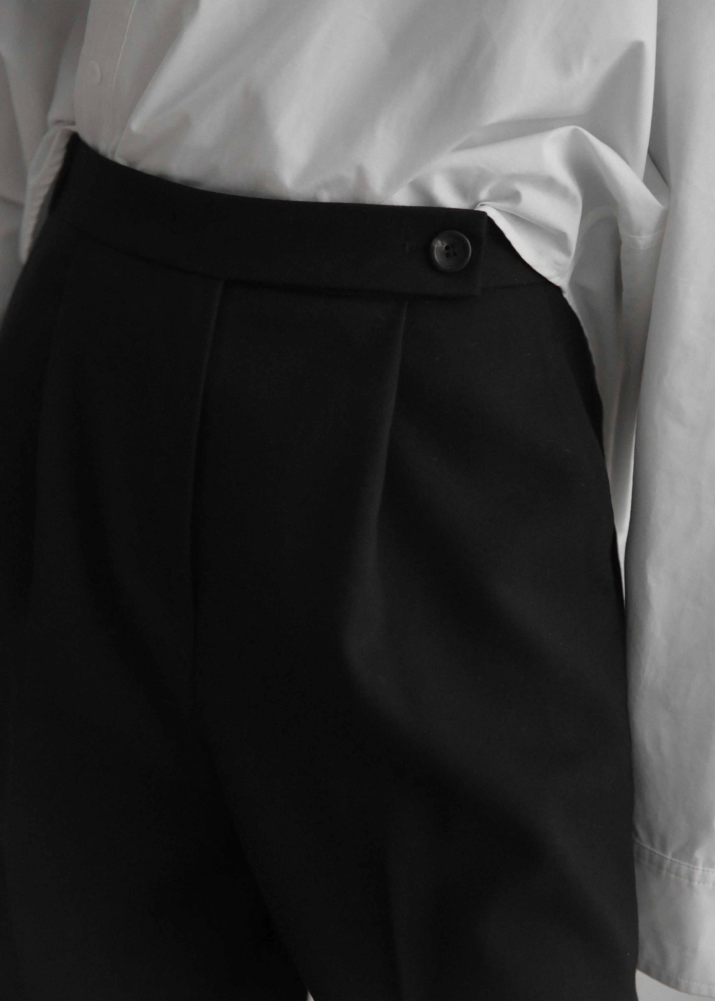 Kamila Wide Leg Trousers - Black sold by Frankie Shop product image thumbnail 2