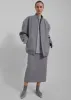 Arley Oversized Bomber - Light Grey sold by Frankie Shop