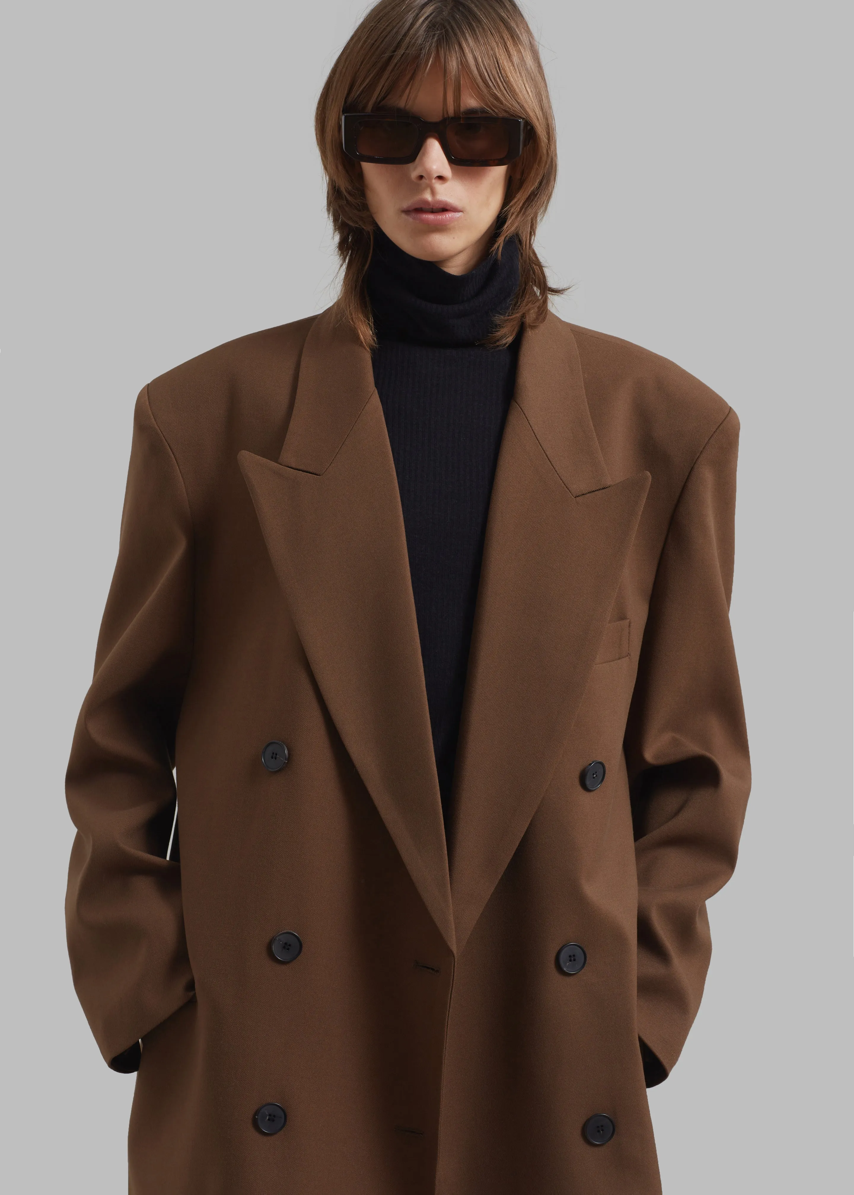 Gwenyth Coat - Brown sold by Frankie Shop product image thumbnail 3