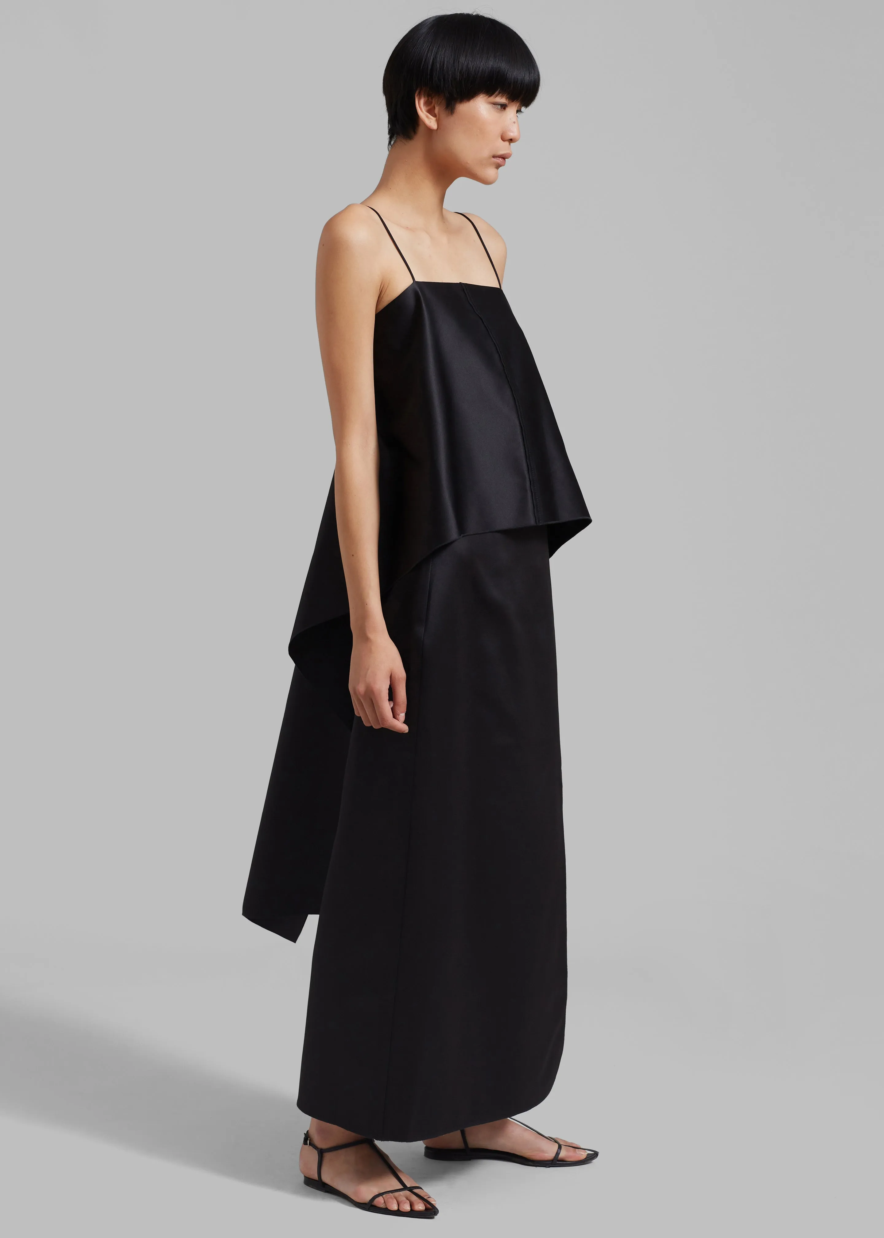 By Malene Birger Wick Midi Skirt - Black sold by Frankie Shop product image thumbnail 5