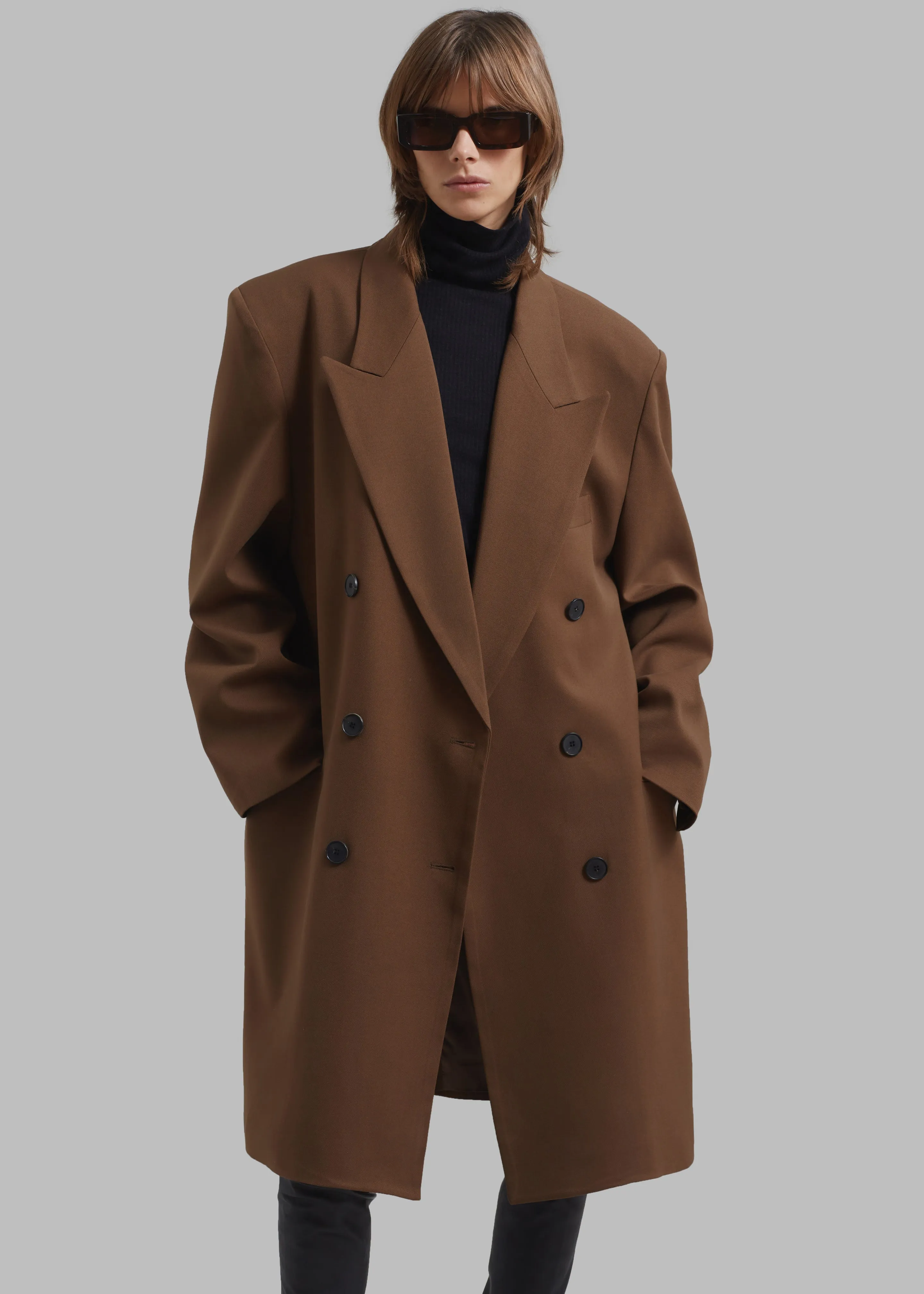 Gwenyth Coat - Brown sold by Frankie Shop product image thumbnail 2