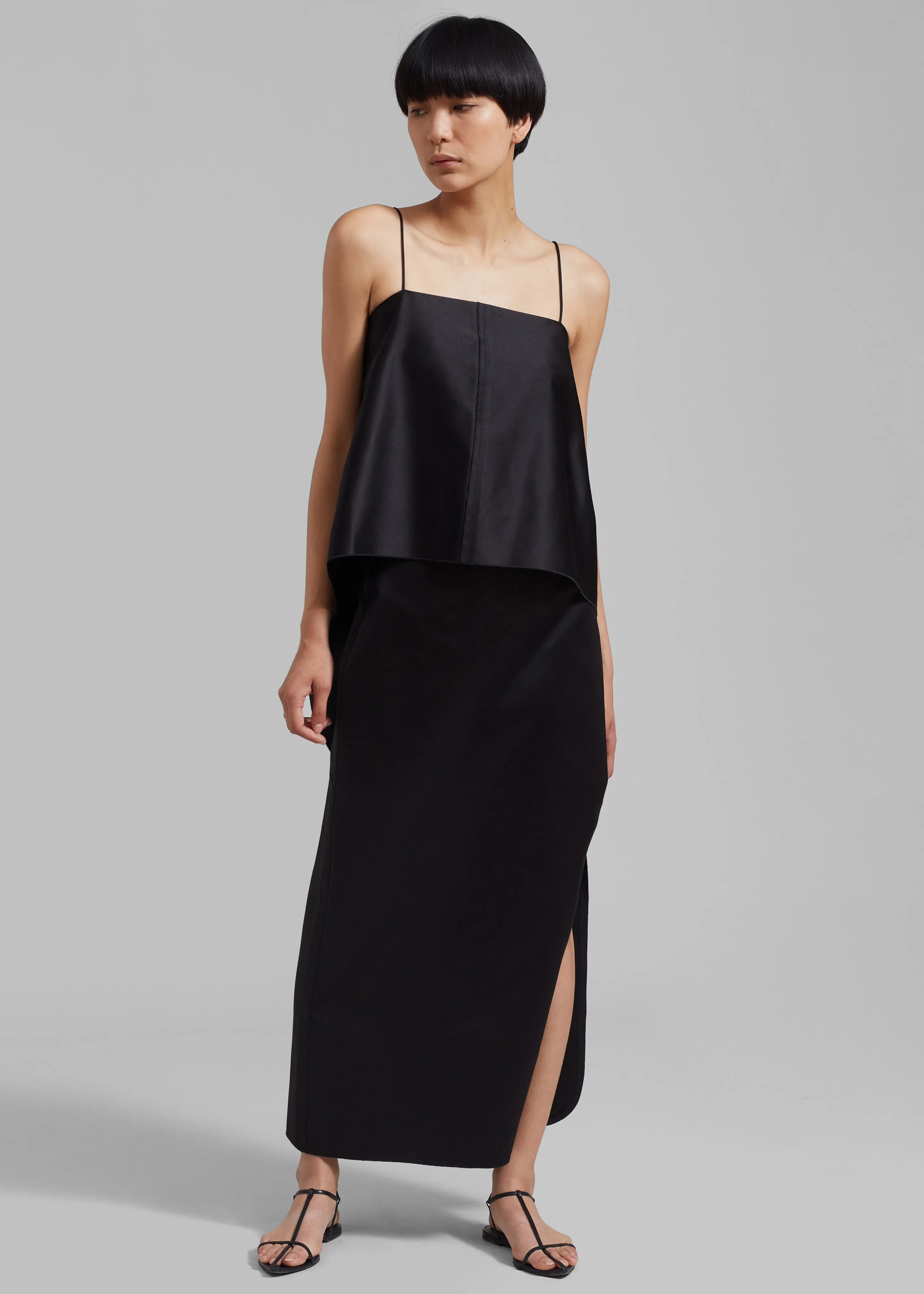 By Malene Birger Wick Midi Skirt - Black sold by Frankie Shop product image thumbnail 3