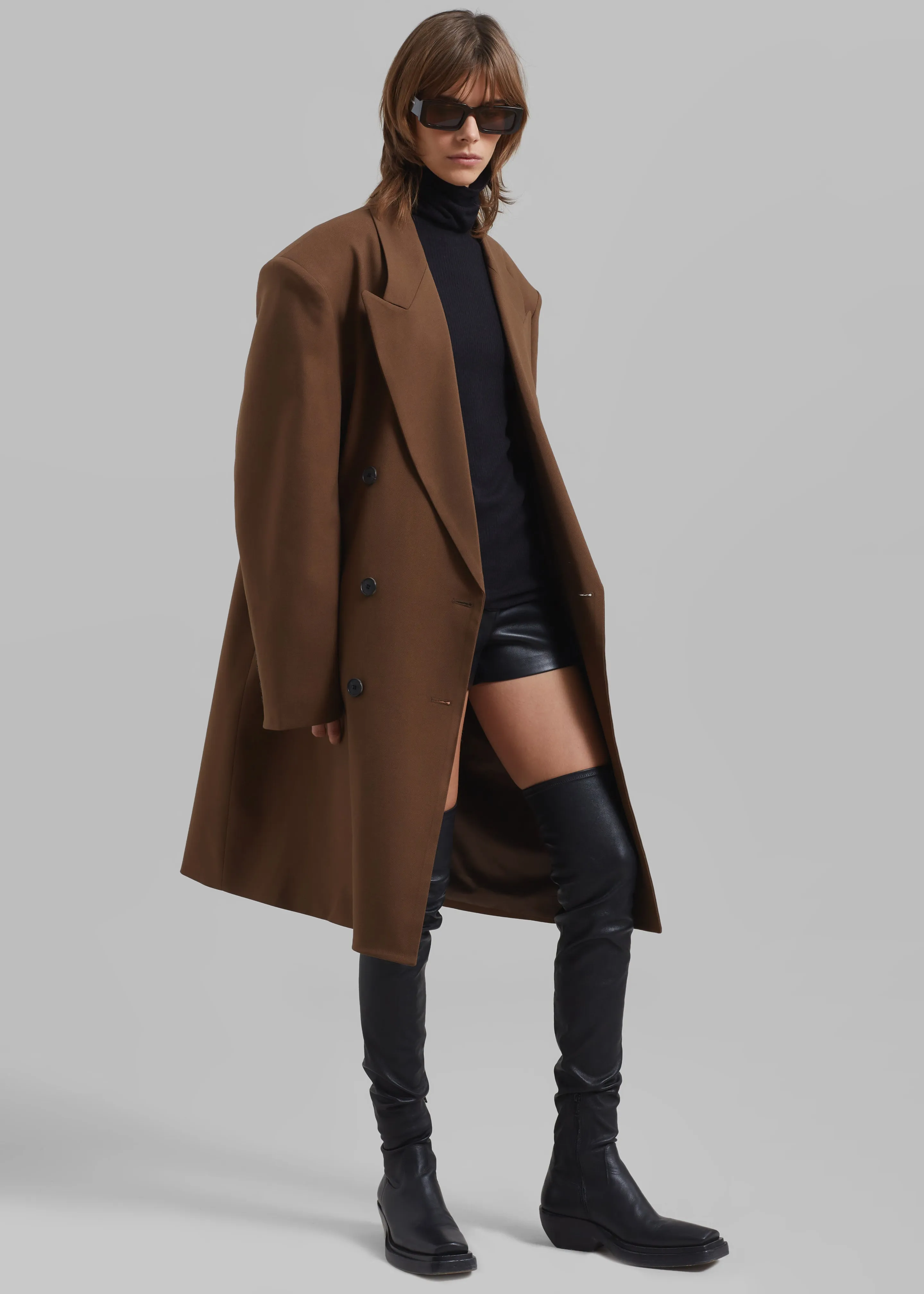 Gwenyth Coat - Brown sold by Frankie Shop product image thumbnail 4