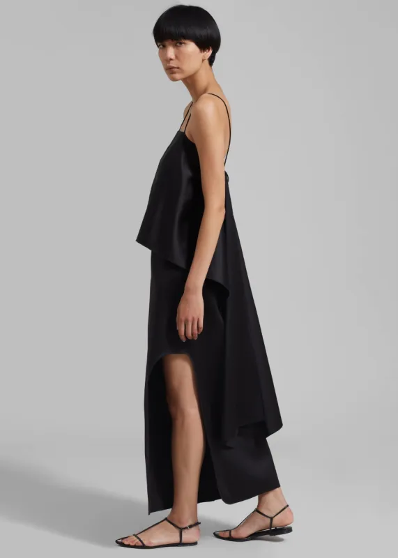 By Malene Birger Wick Midi Skirt - Black sold by Frankie Shop