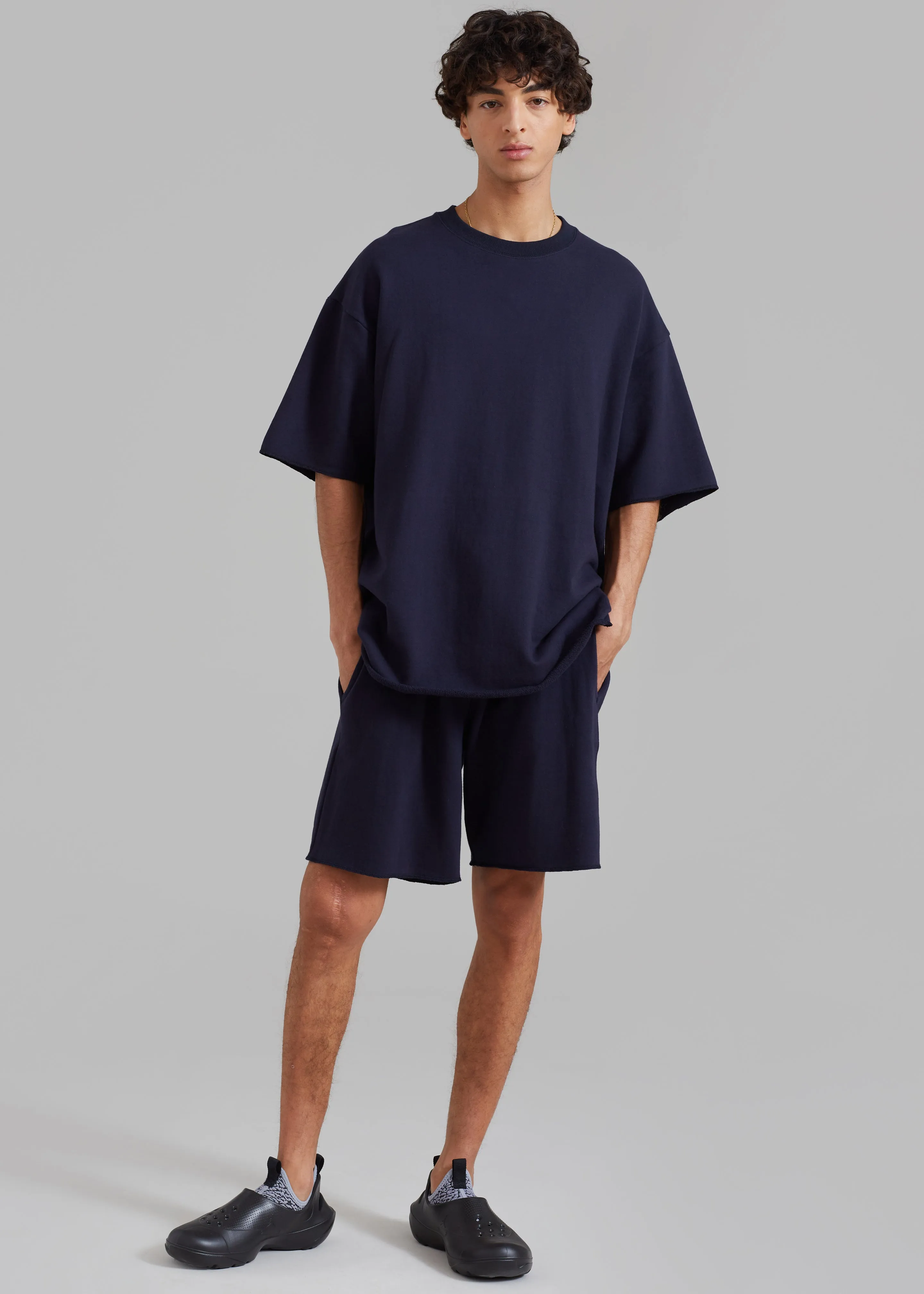 Mason Sweatshorts - Navy sold by Frankie Shop product image thumbnail 2