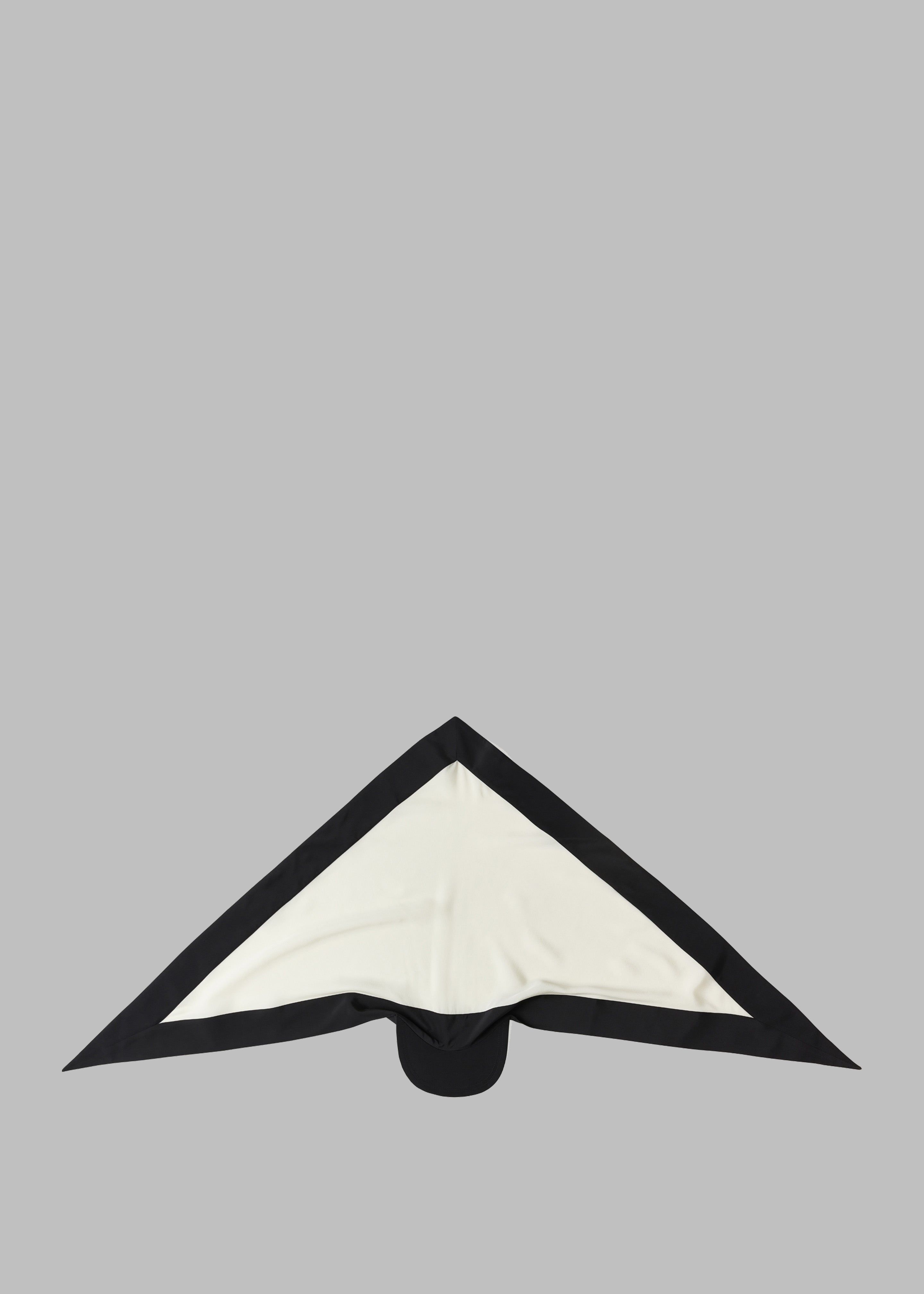 By Malene Birger Aubrielle Silk Hat - Black Stripe sold by Frankie Shop product image thumbnail 5