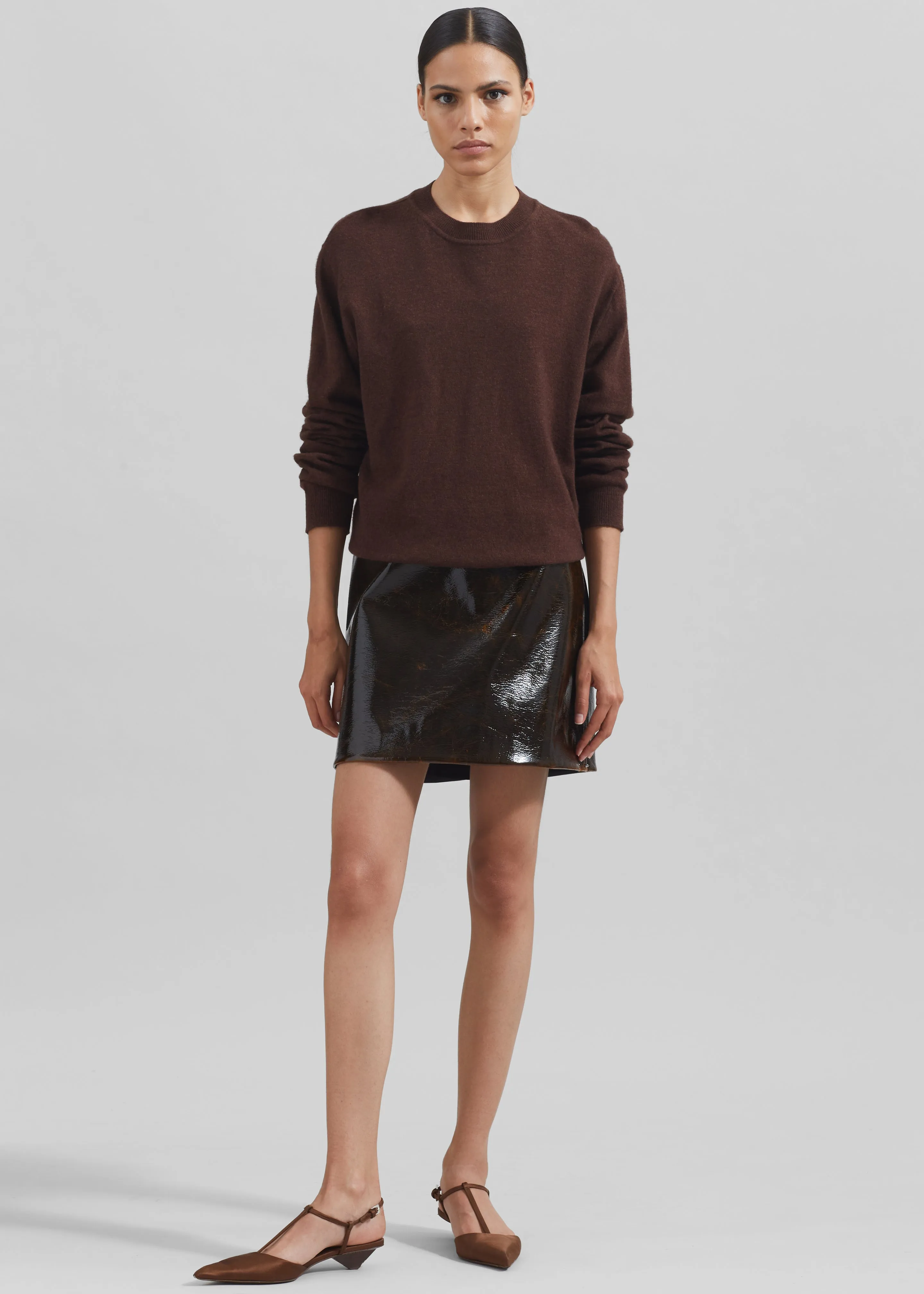Sportmax Beta Skirt - Dark Brown sold by Frankie Shop product image thumbnail 4