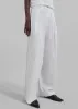 Lea Cotton Trousers - White sold by Frankie Shop