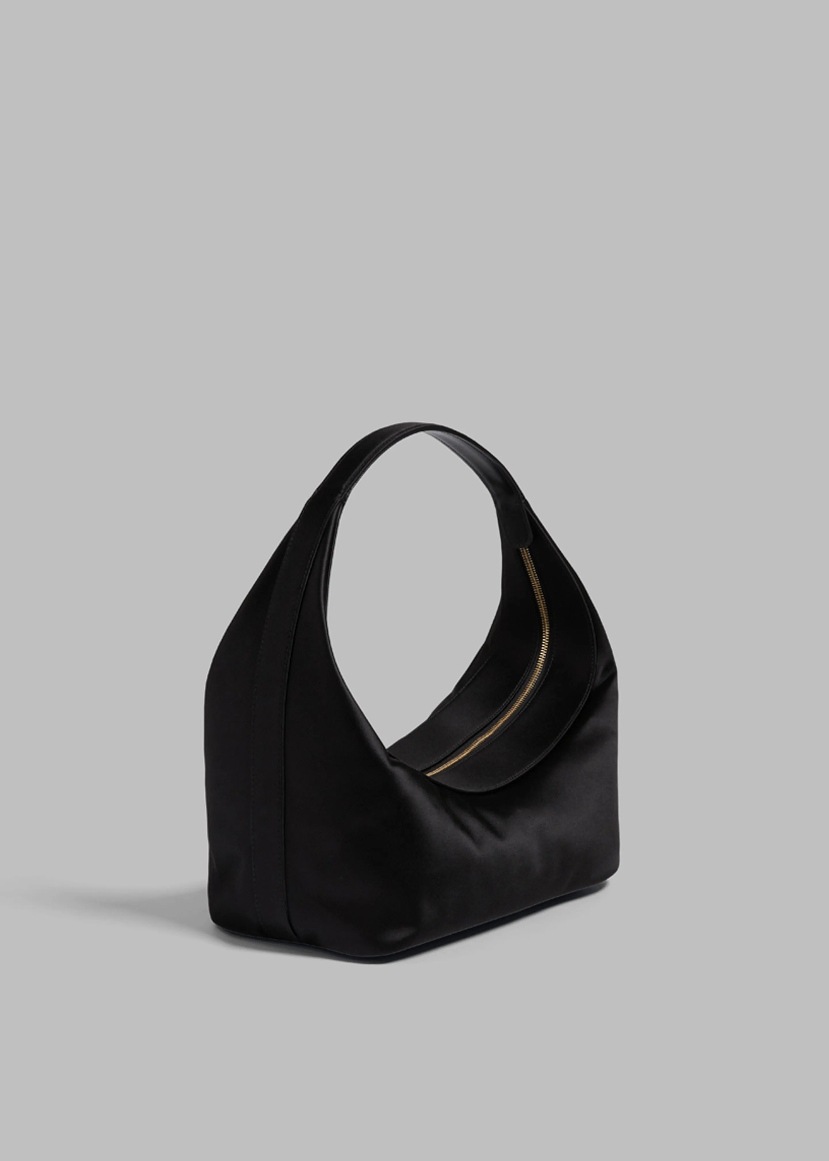 Loulou Studio Tania Satin Shoulder Bag - Black sold by Frankie Shop
