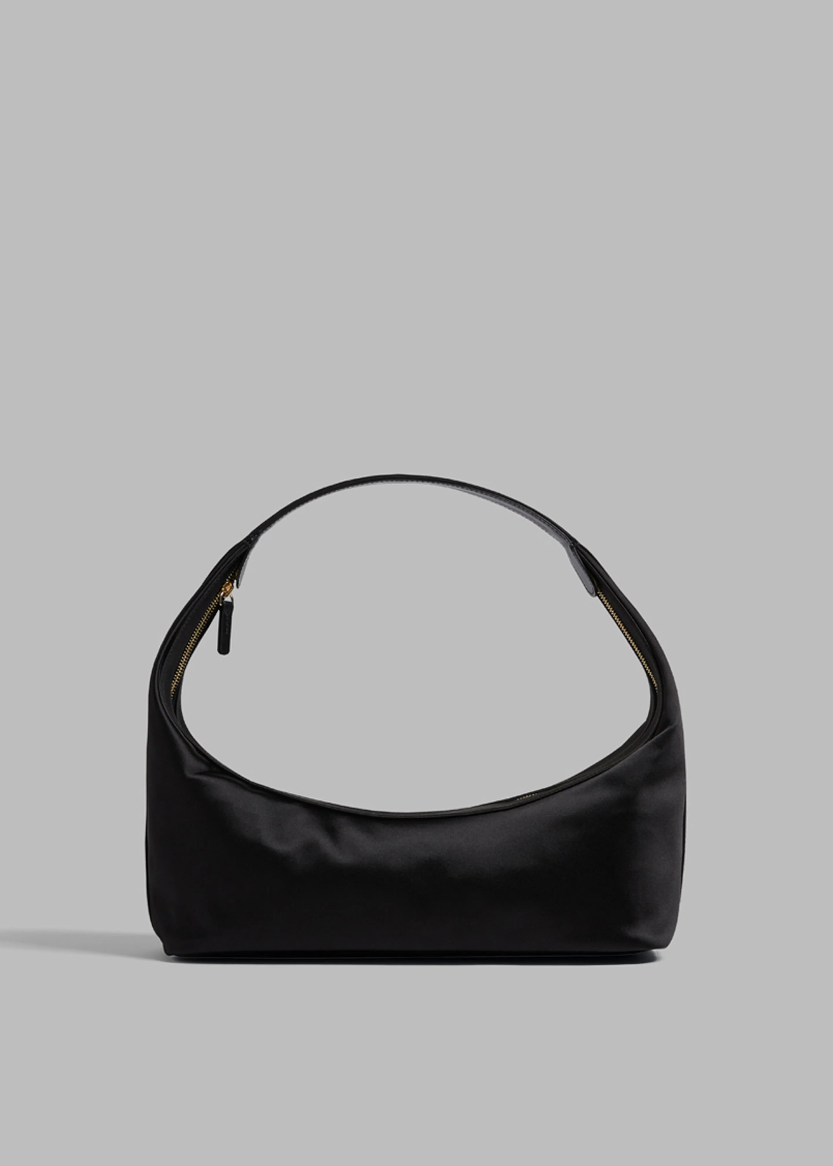 Loulou Studio Tania Satin Shoulder Bag - Black sold by Frankie Shop product image thumbnail 4