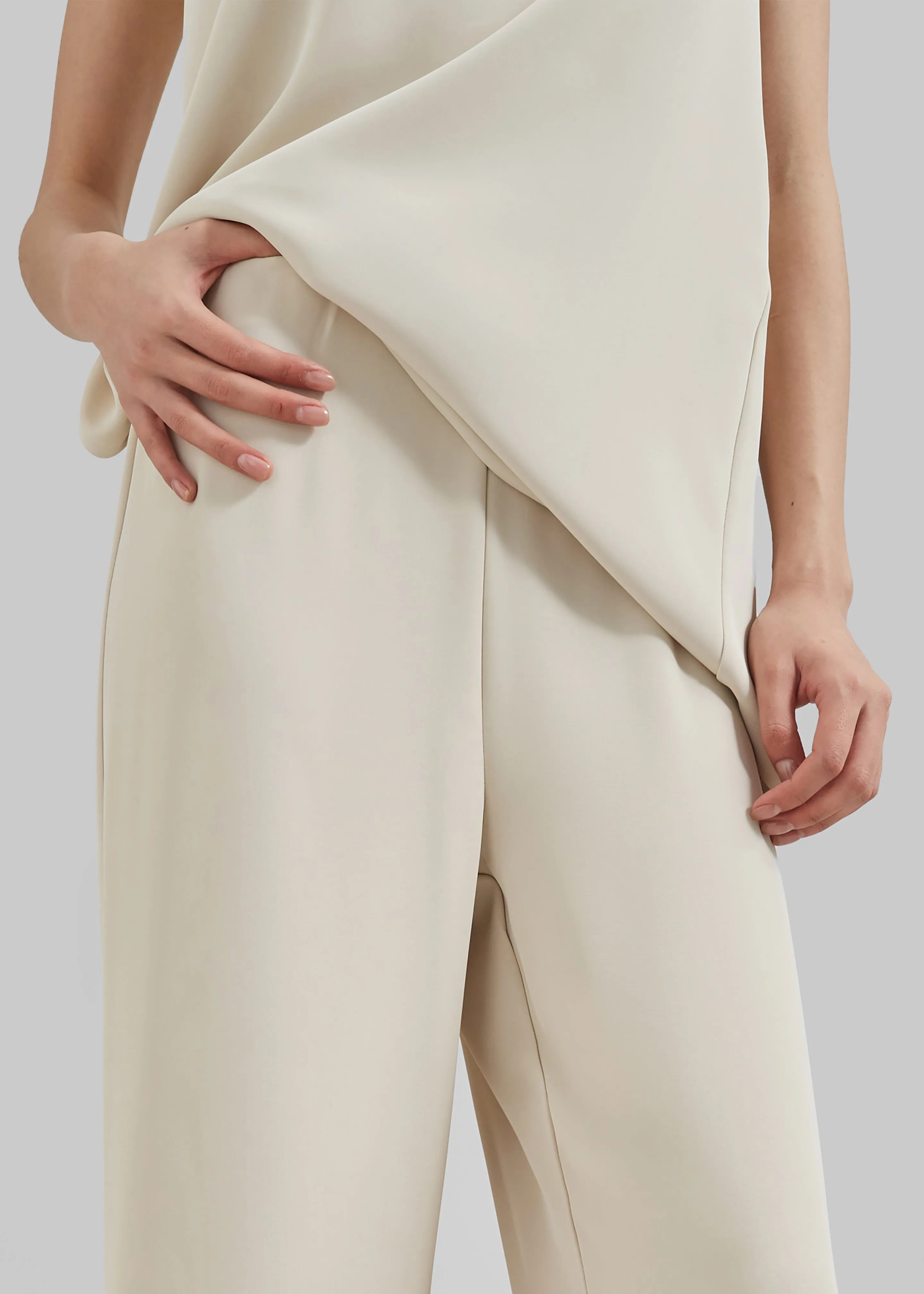 Imre Trousers - Beige sold by Frankie Shop product image thumbnail 4