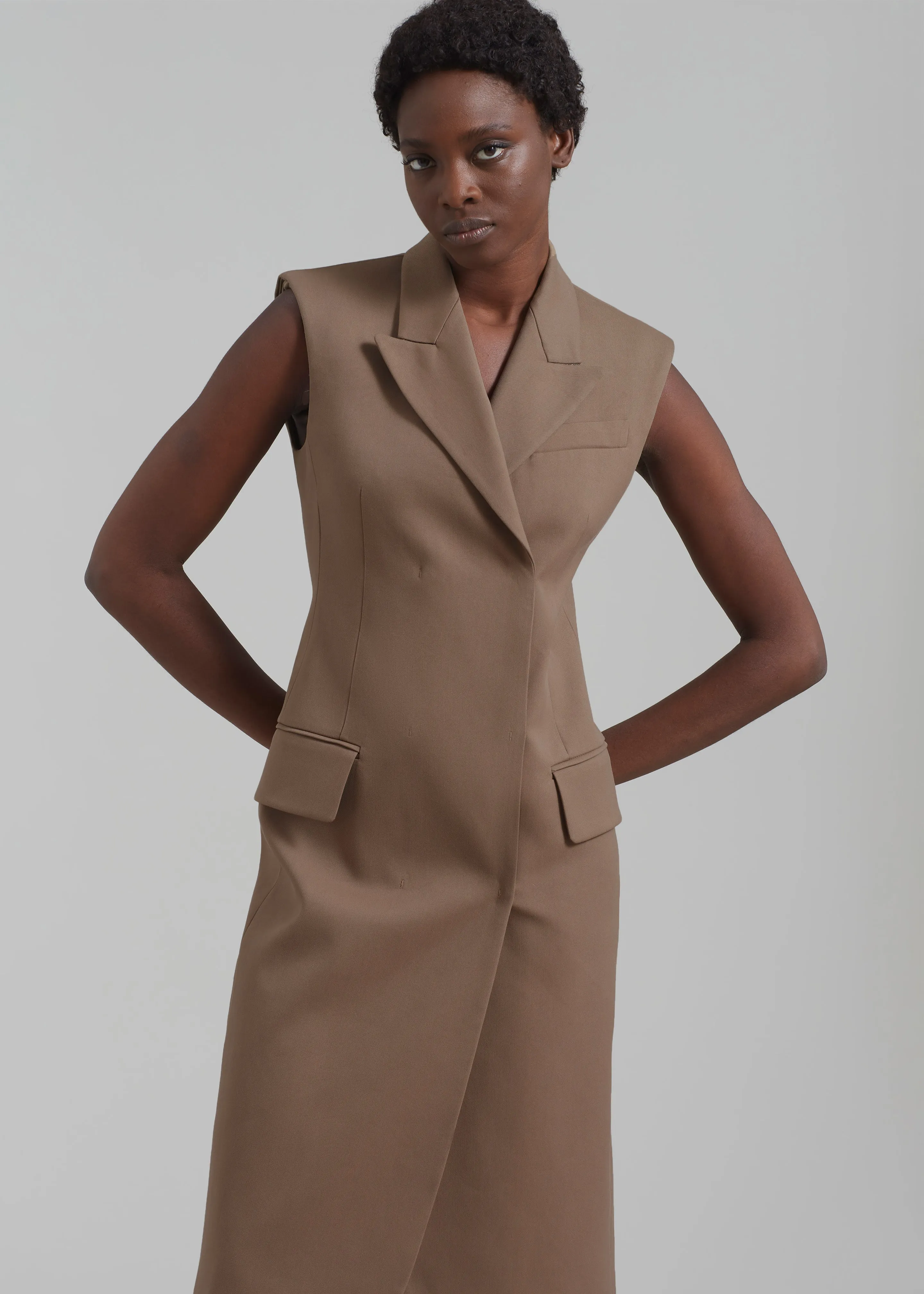 Sportmax Goloso Dress - Beige sold by Frankie Shop product image thumbnail 2