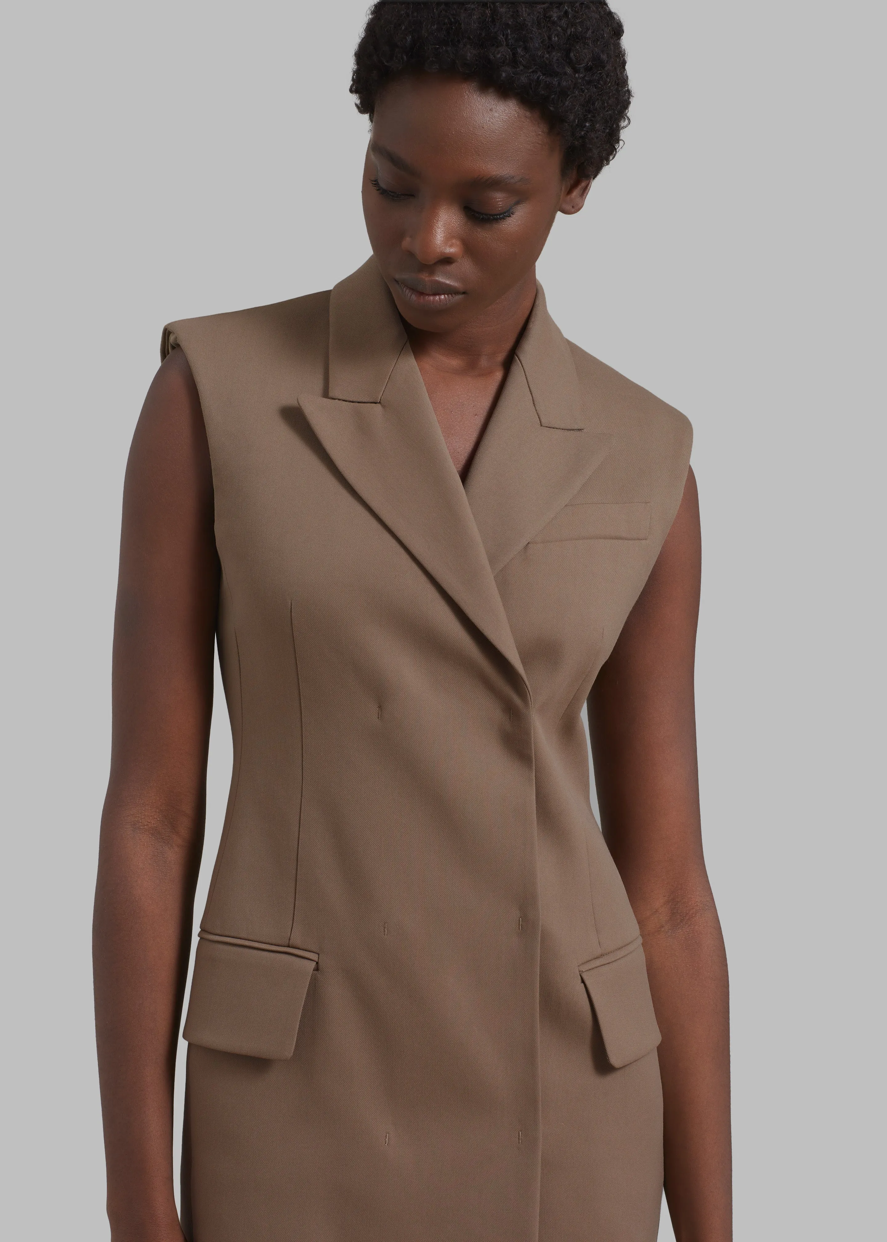 Sportmax Goloso Dress - Beige sold by Frankie Shop product image thumbnail 5
