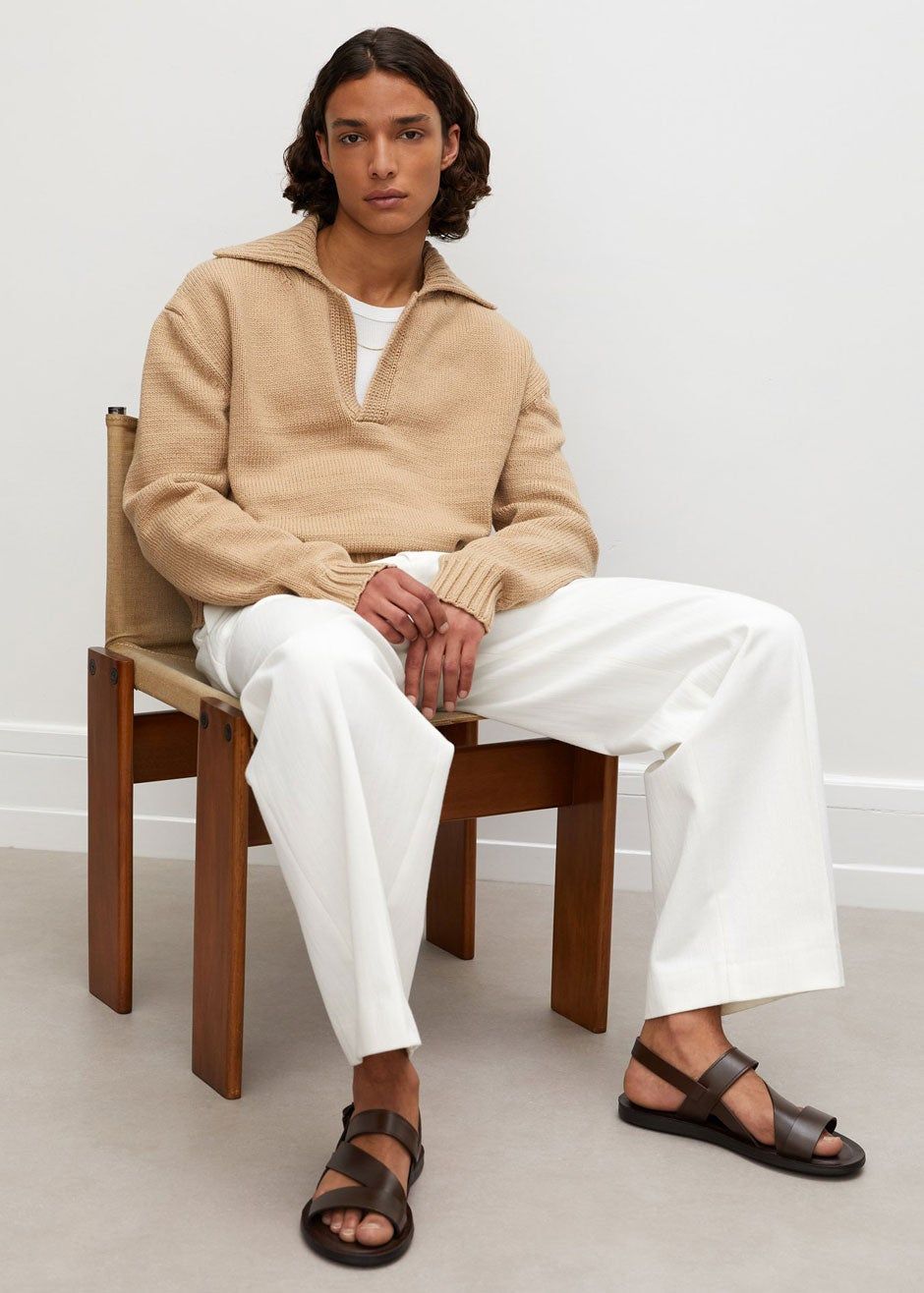 Róhe Lou Pullover - Macchiato sold by Frankie Shop product image thumbnail 5