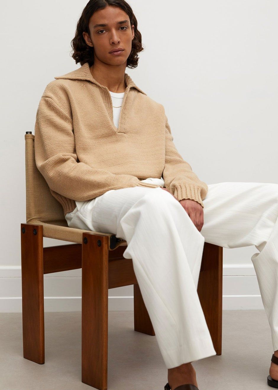 Róhe Lou Pullover - Macchiato sold by Frankie Shop