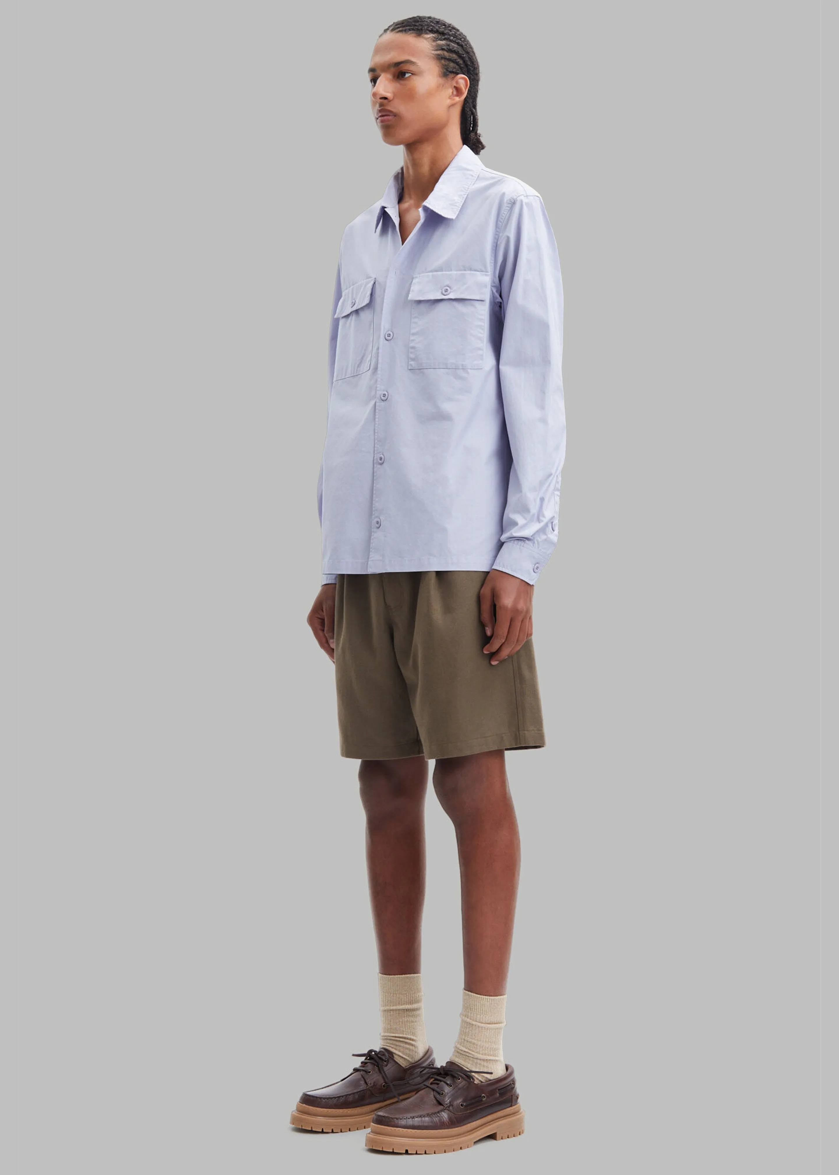 Samsøe Samsøe Hammel Shorts - Crocodile sold by Frankie Shop product image thumbnail 4