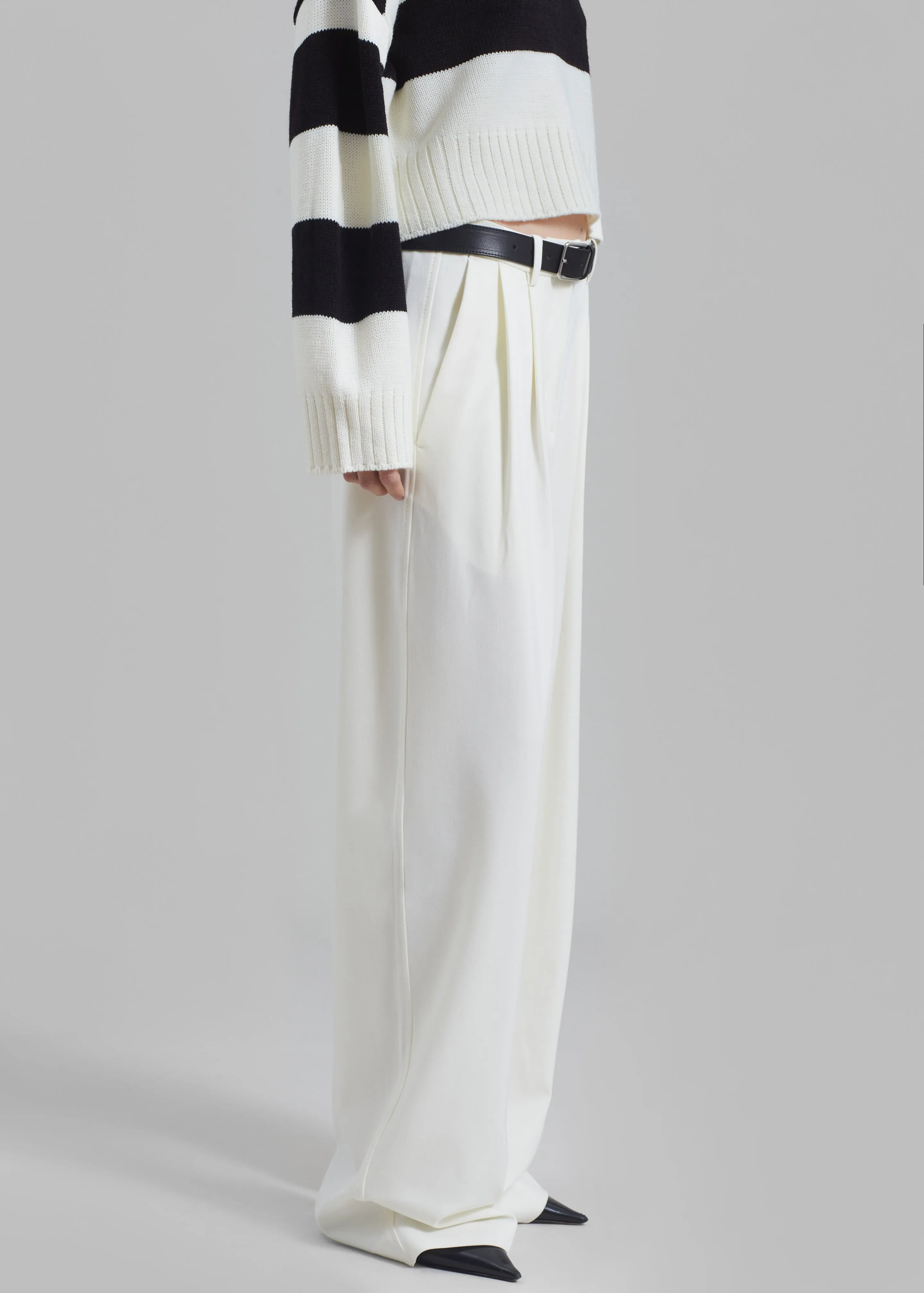 Proenza Schouler White Label Eleanor Pants - Bone sold by Frankie Shop product image thumbnail 4