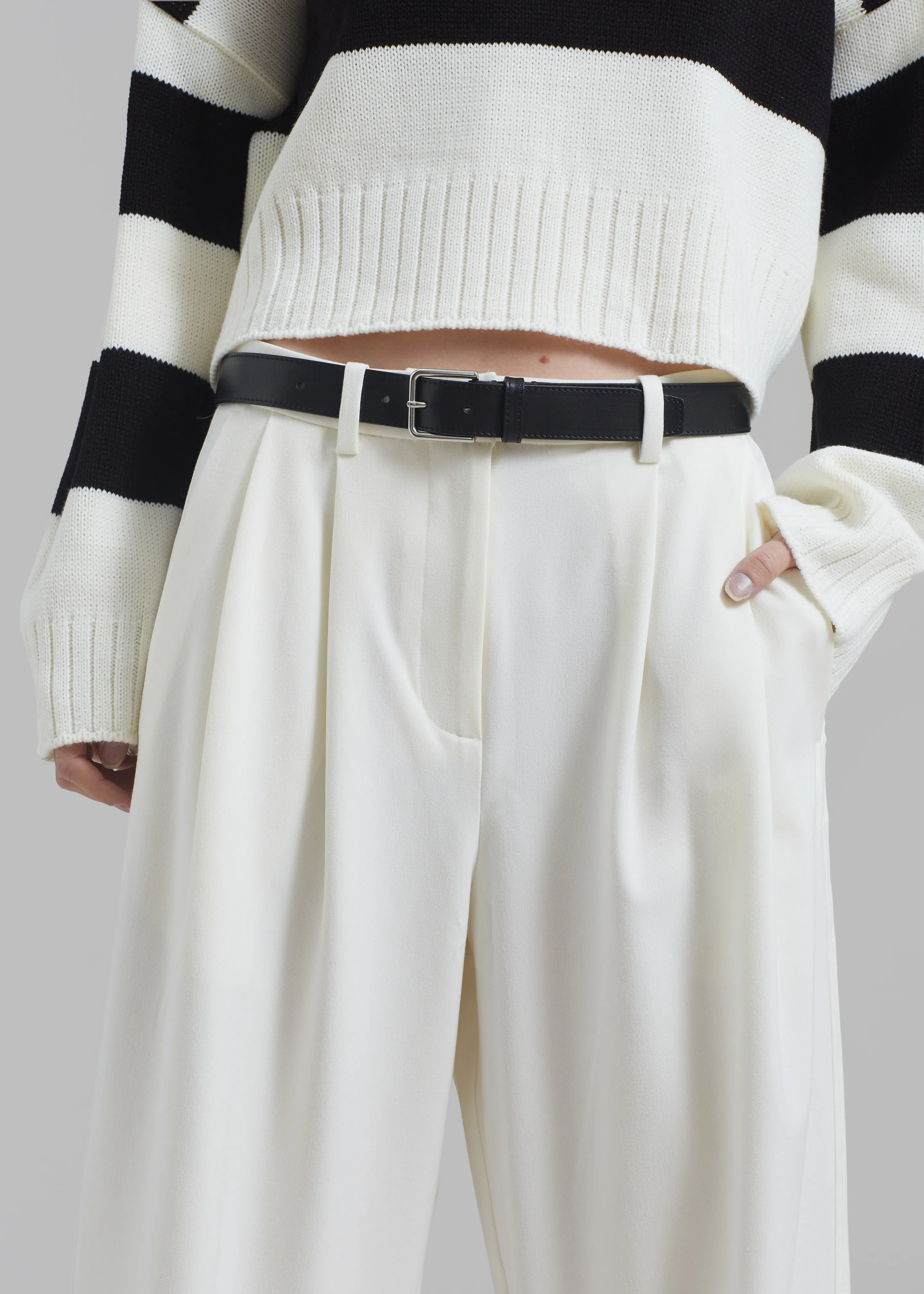 Proenza Schouler White Label Eleanor Pants - Bone sold by Frankie Shop product image thumbnail 3