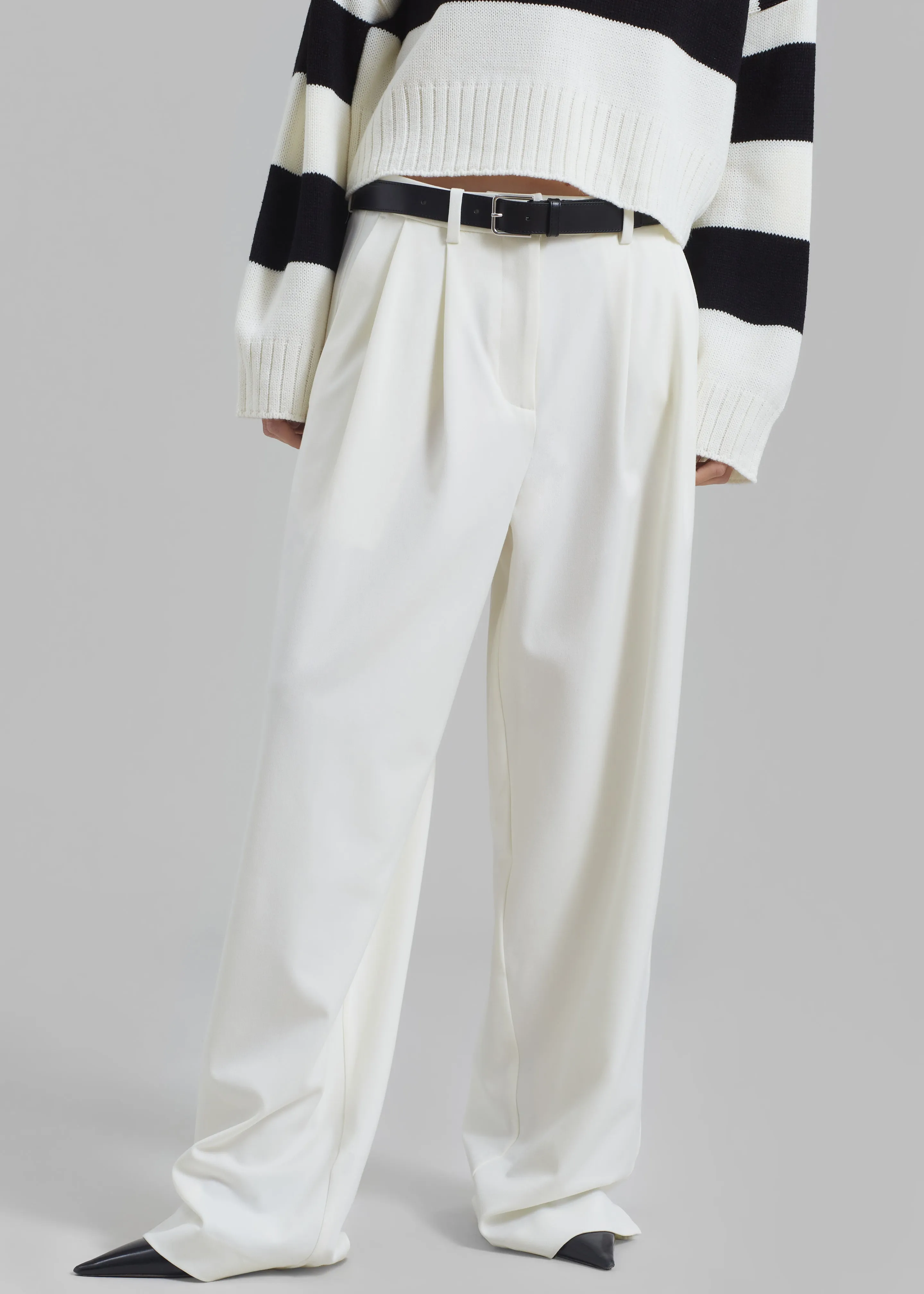 Proenza Schouler White Label Eleanor Pants - Bone sold by Frankie Shop product image thumbnail 2