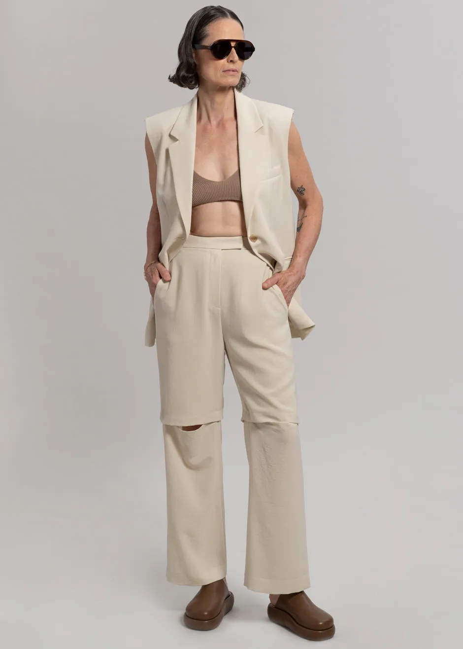 Hani Slit Pants - Beige sold by Frankie Shop product image thumbnail 3