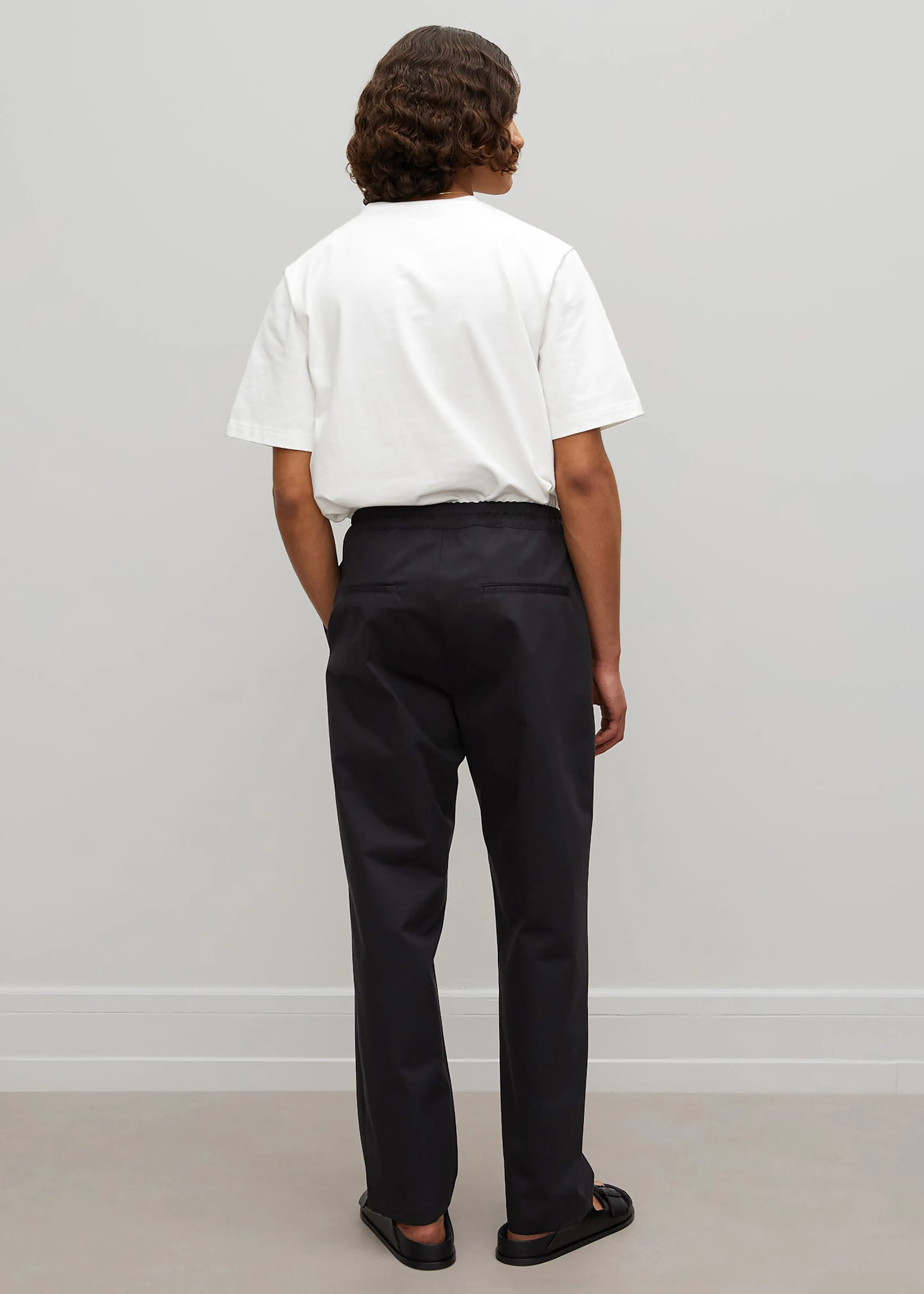 Róhe James Relaxed Fit Trousers - Noir sold by Frankie Shop product image thumbnail 3