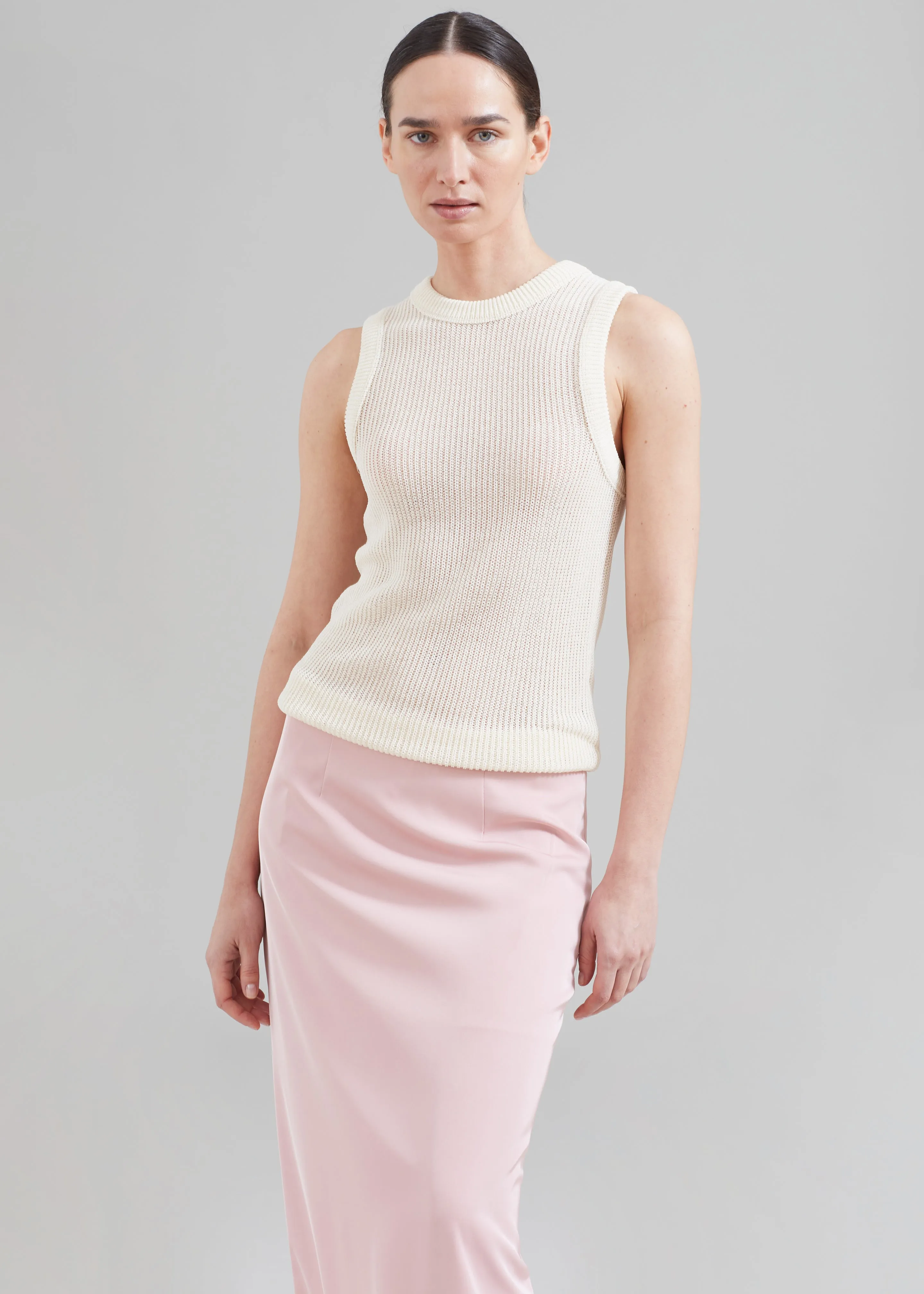 Low Classic Resort Sleeveless Top - Cream sold by Frankie Shop