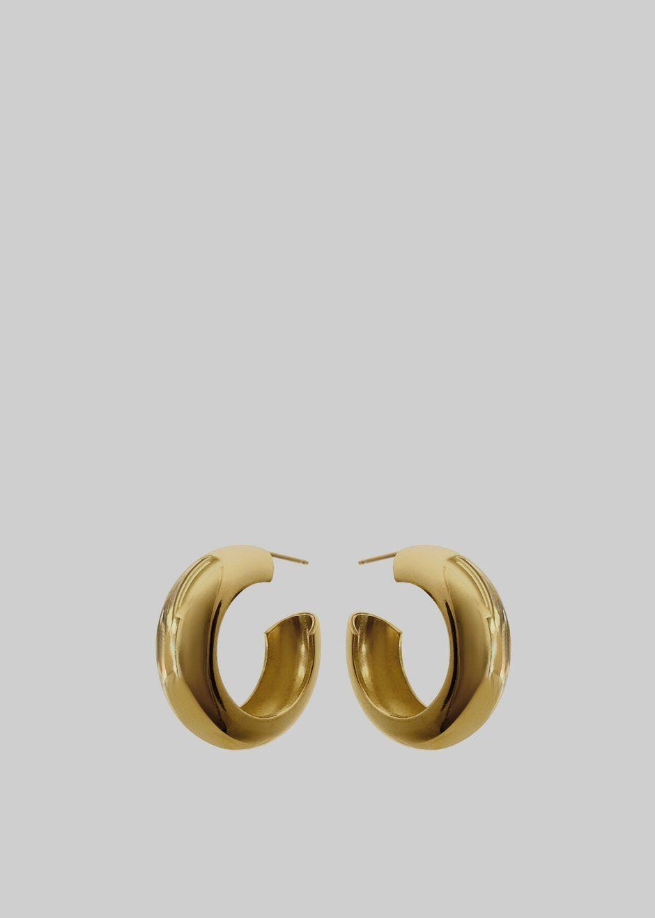 Laura Lombardi Cusp Hoops - Gold sold by Frankie Shop