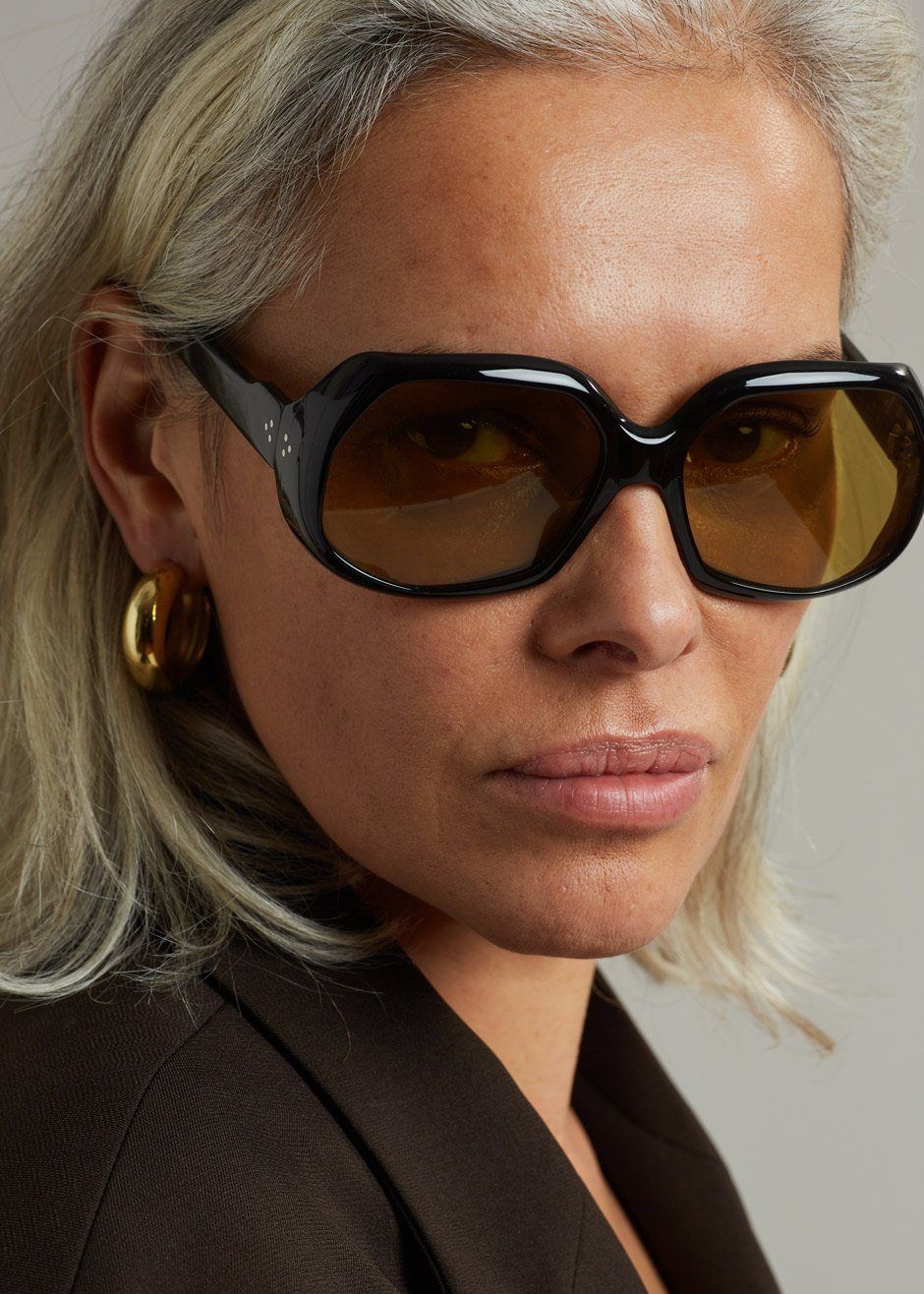 Laura Lombardi Cusp Hoops - Gold sold by Frankie Shop product image thumbnail 3