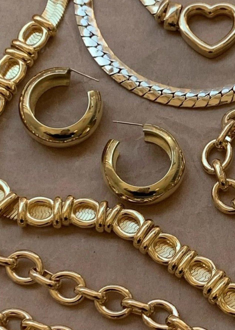 Laura Lombardi Cusp Hoops - Gold sold by Frankie Shop product image thumbnail 5