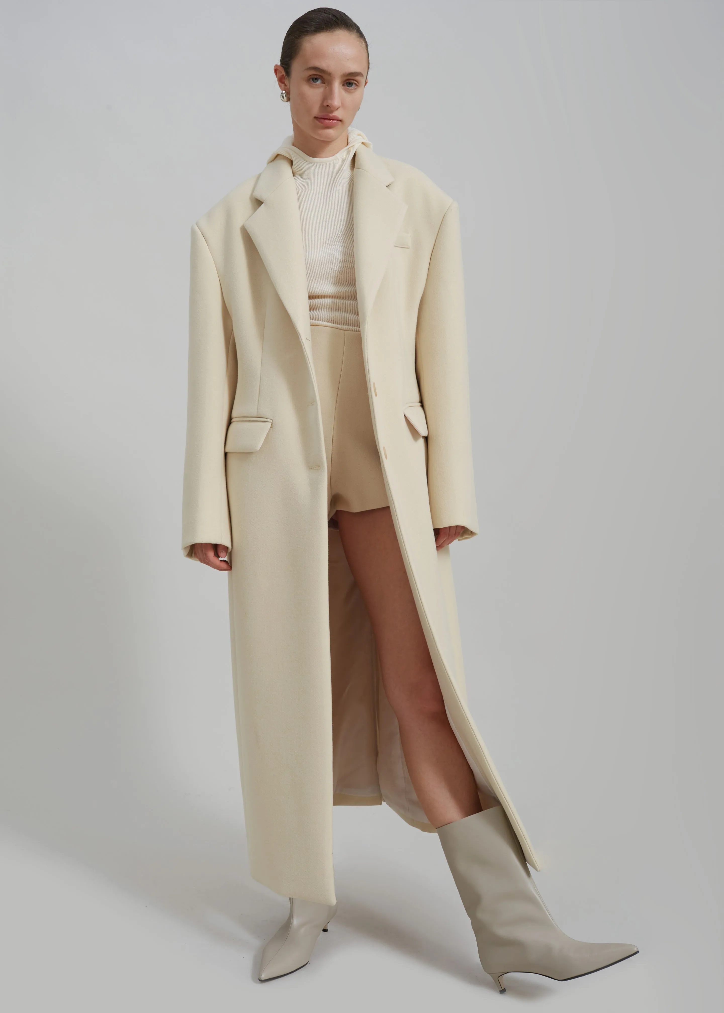 Mira Coat - Cream sold by Frankie Shop product image thumbnail 4