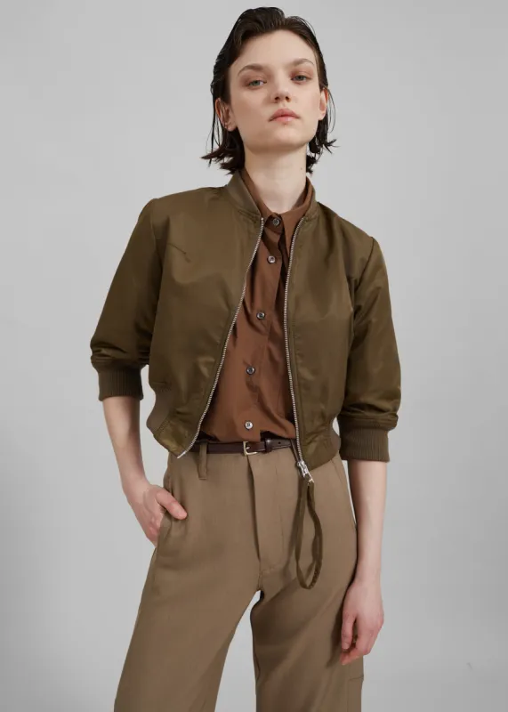 Low Classic Miniature Jacket - Khaki sold by Frankie Shop