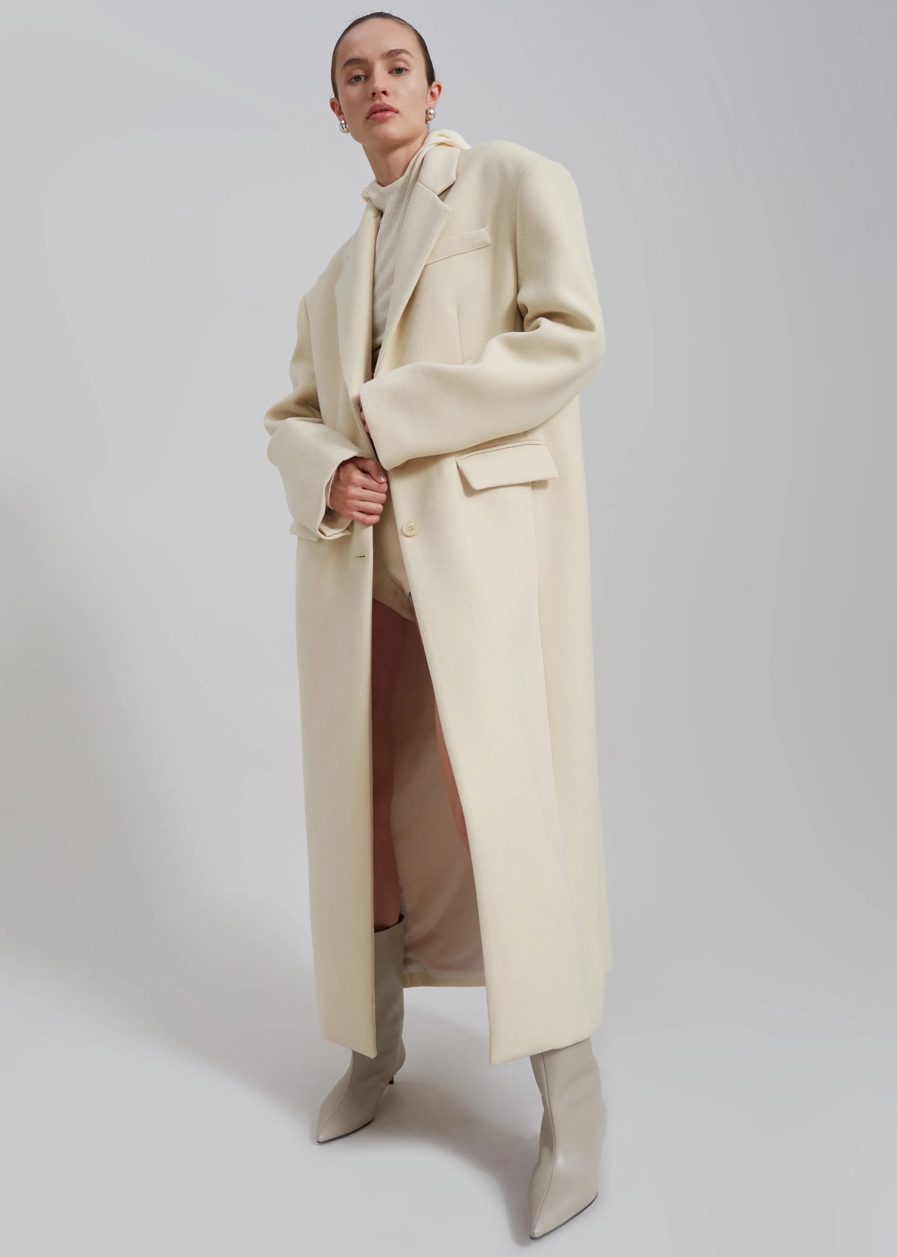 Mira Coat - Cream sold by Frankie Shop