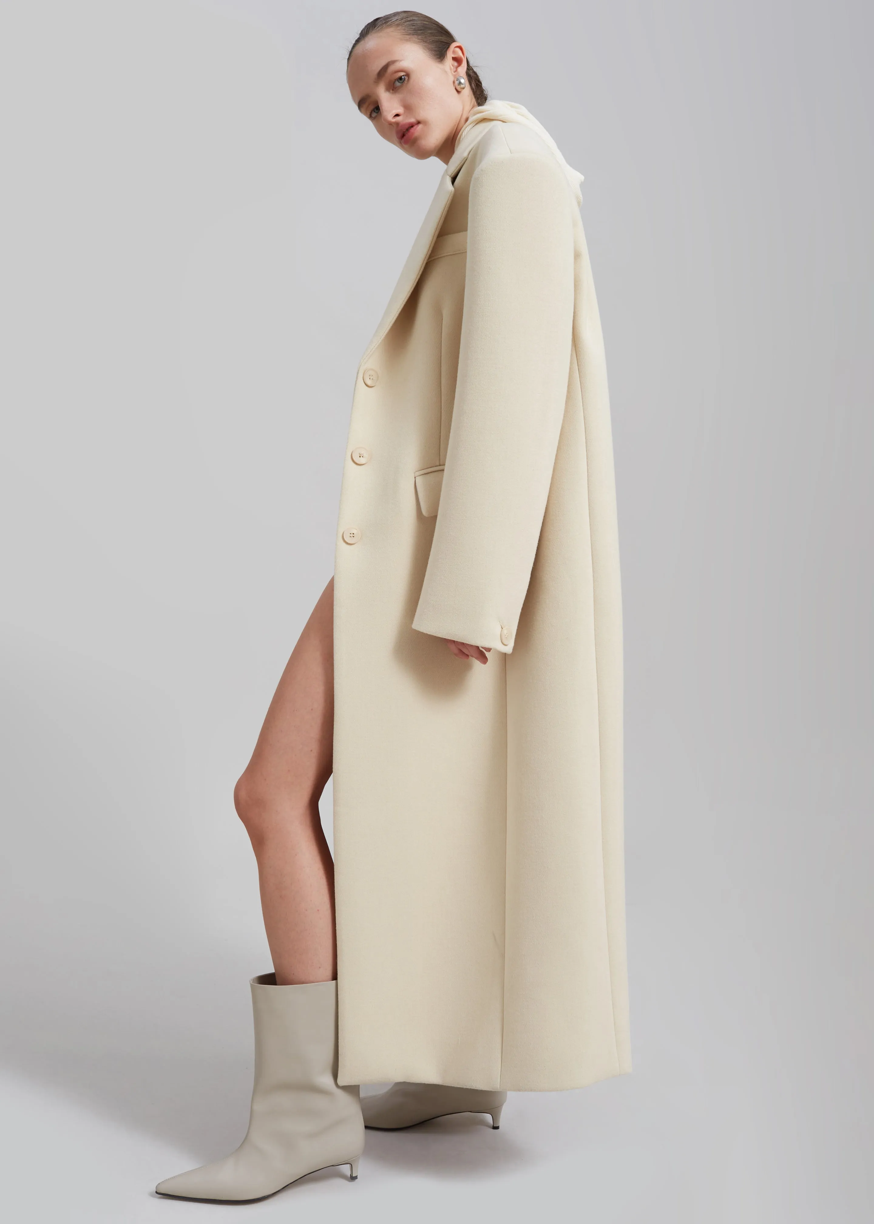 Mira Coat - Cream sold by Frankie Shop product image thumbnail 2