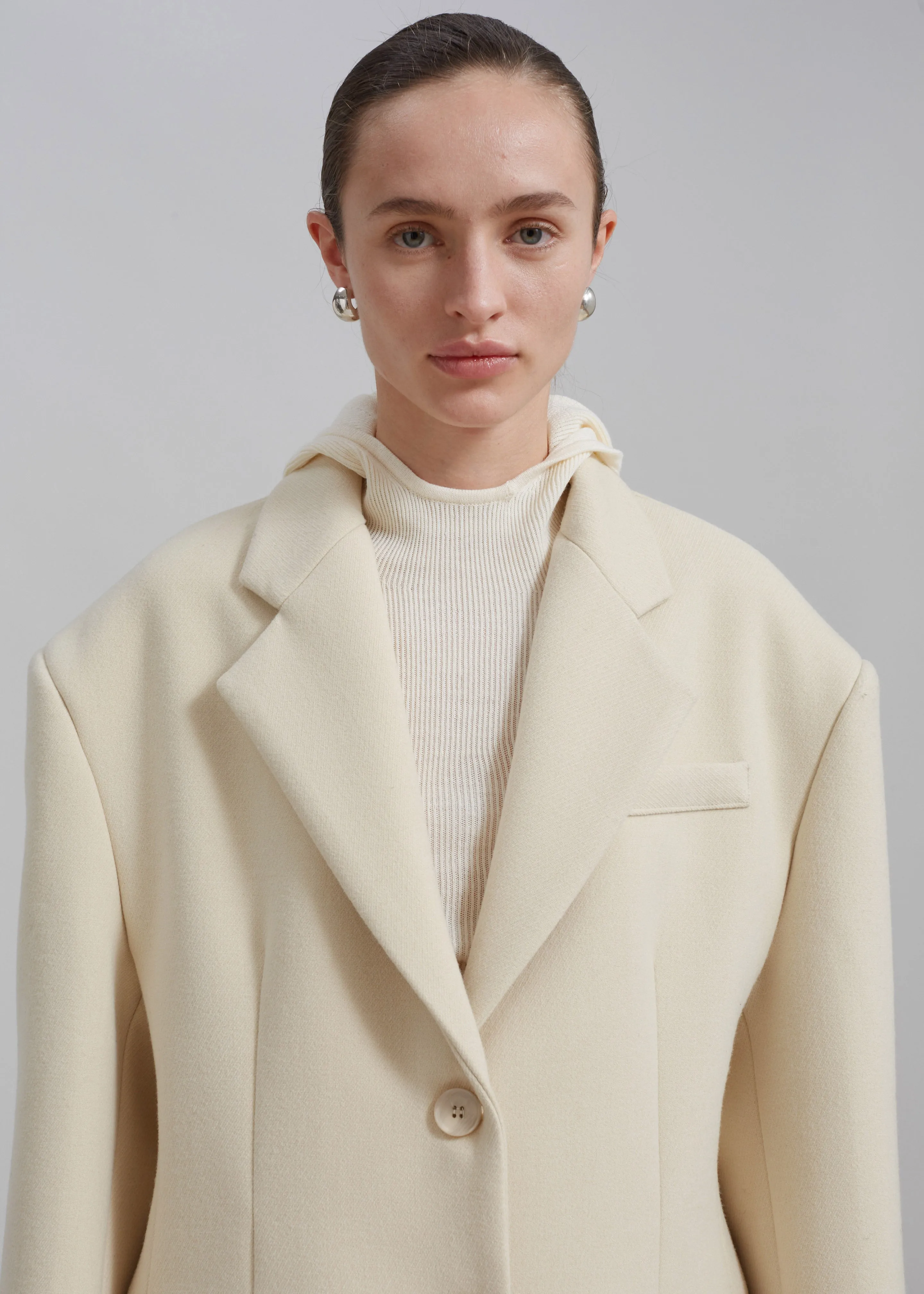 Mira Coat - Cream sold by Frankie Shop product image thumbnail 5