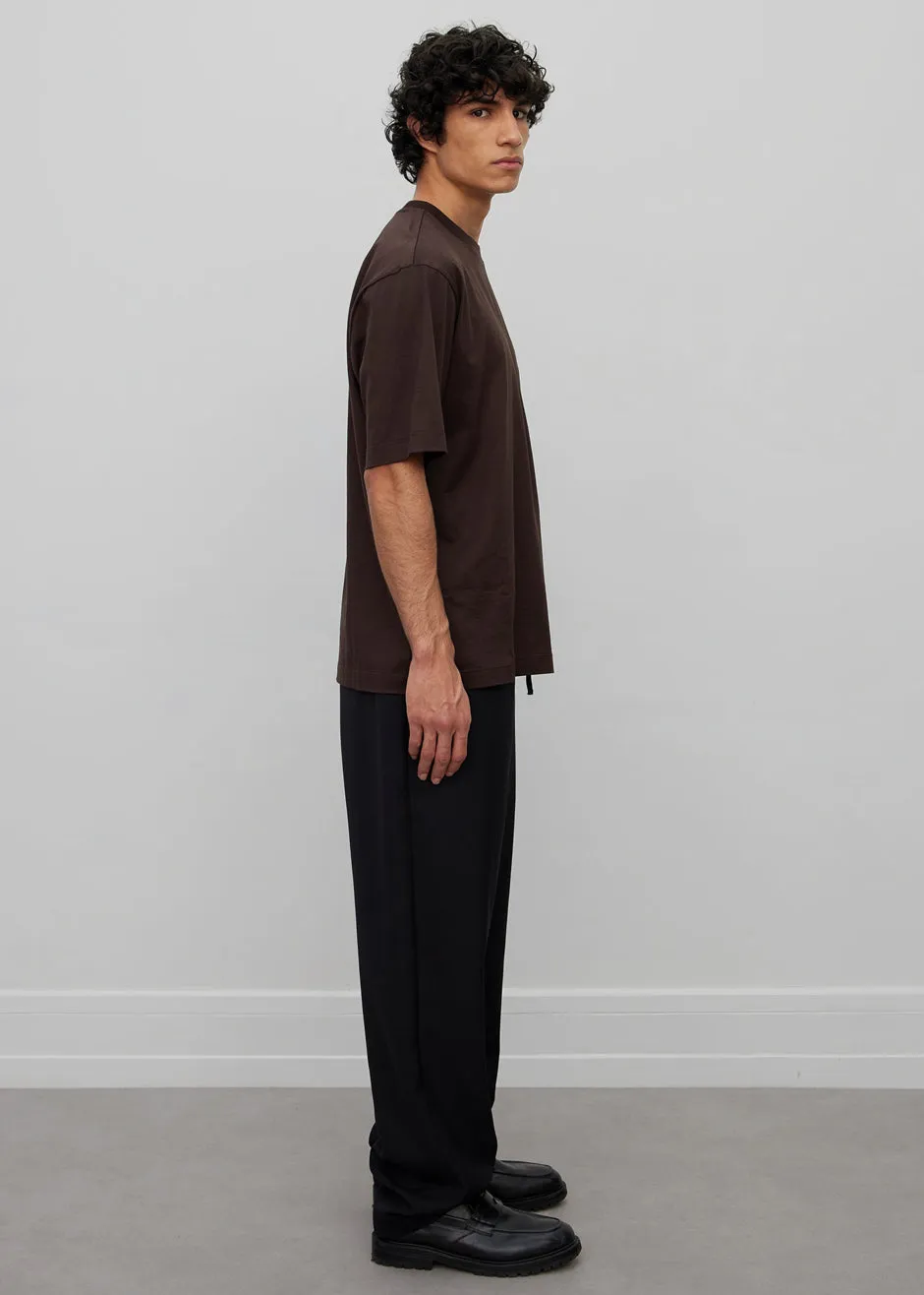 Róhe Moss T-Shirt - Pure Chocolate sold by Frankie Shop product image thumbnail 3