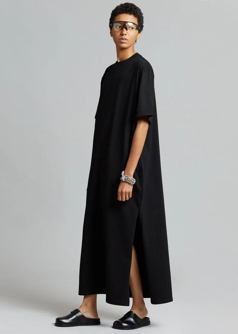 Lou Oversized Tee Dress - Black sold by Frankie Shop product image thumbnail 3