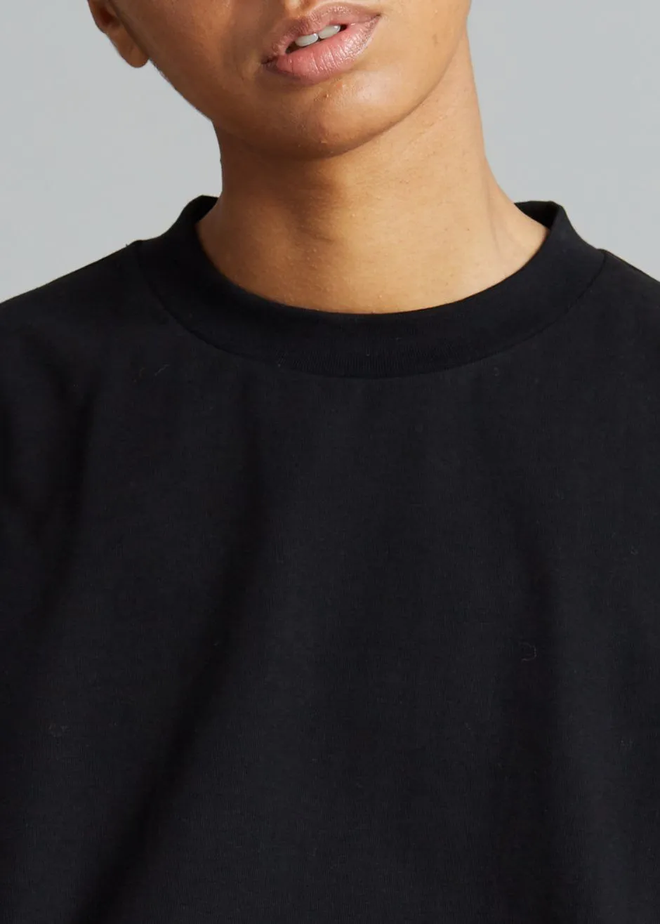 Lou Oversized Tee Dress - Black sold by Frankie Shop product image thumbnail 5