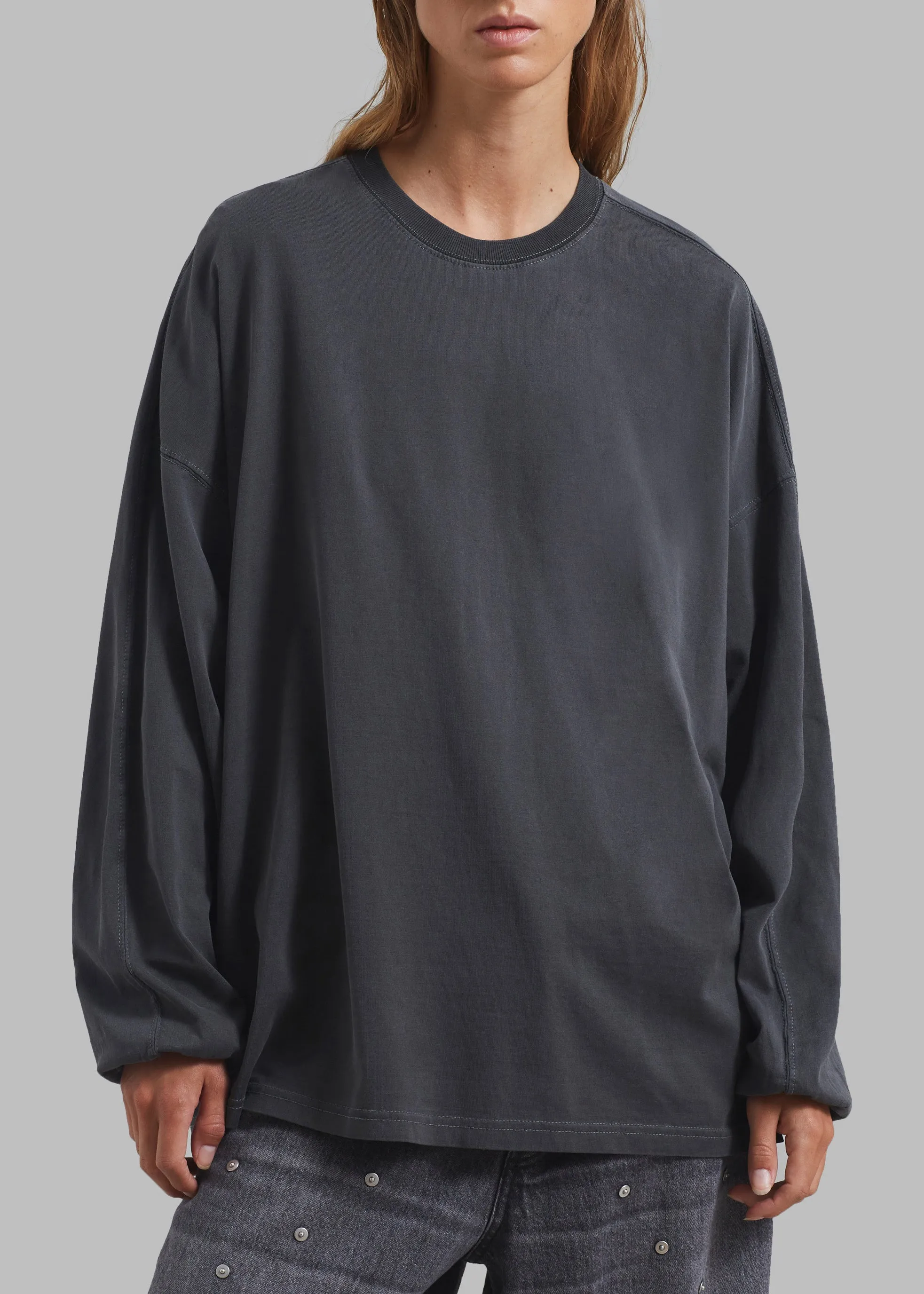 Collins Long Sleeve Tee - Charcoal sold by Frankie Shop product image thumbnail 5